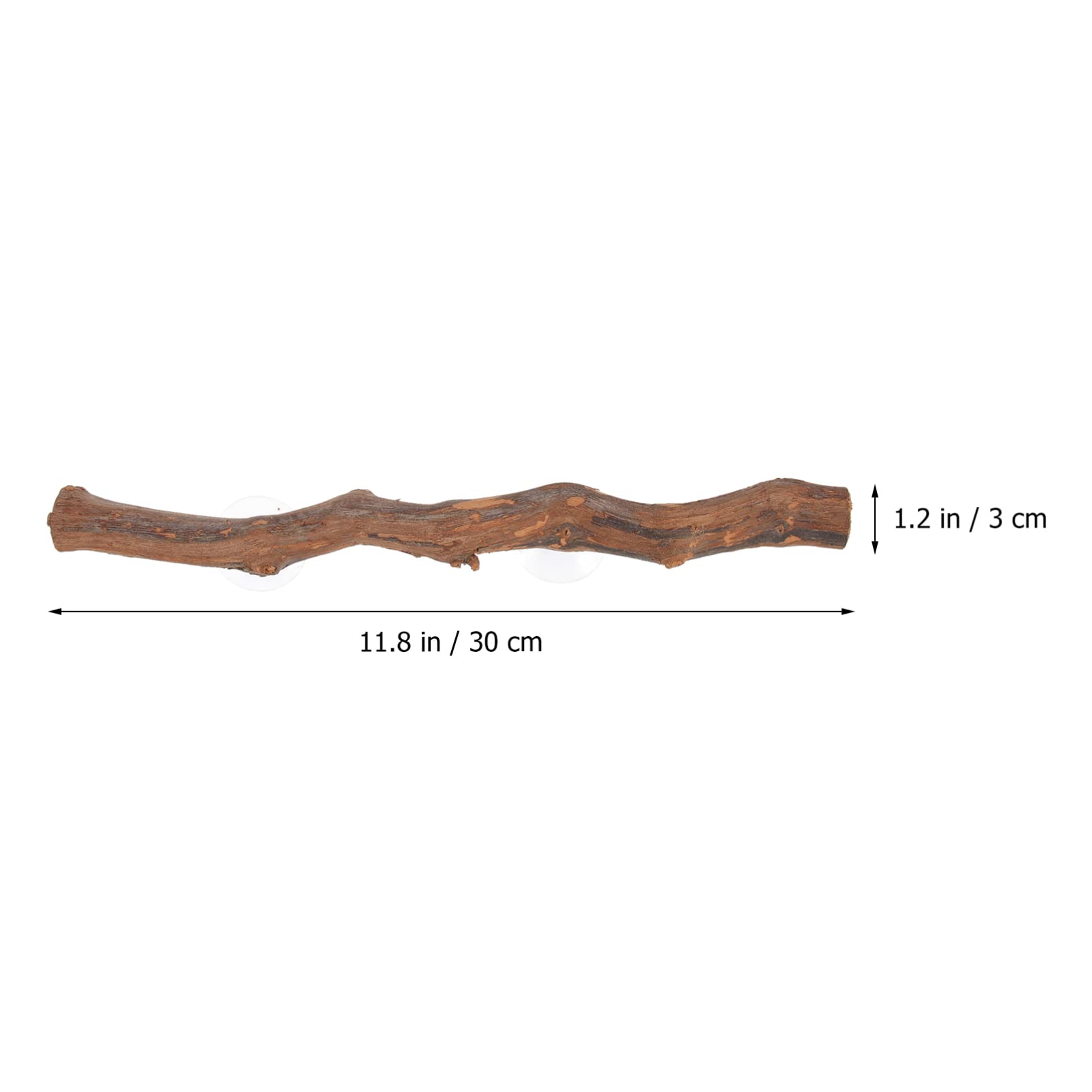 Premium Reptile Climbing Branch - Natural Terrarium Decor with Suction Cups for Lizards, Snakes & Geckos | Perfect for Habitat Enrichment & Vertical Climbing Space in Reptile Tanks
