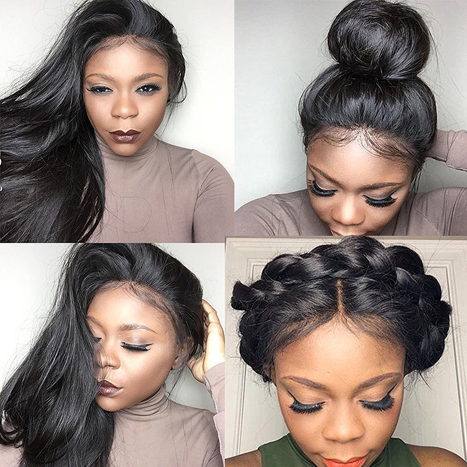 360 Lace Frontal Wig for Black Women - 14