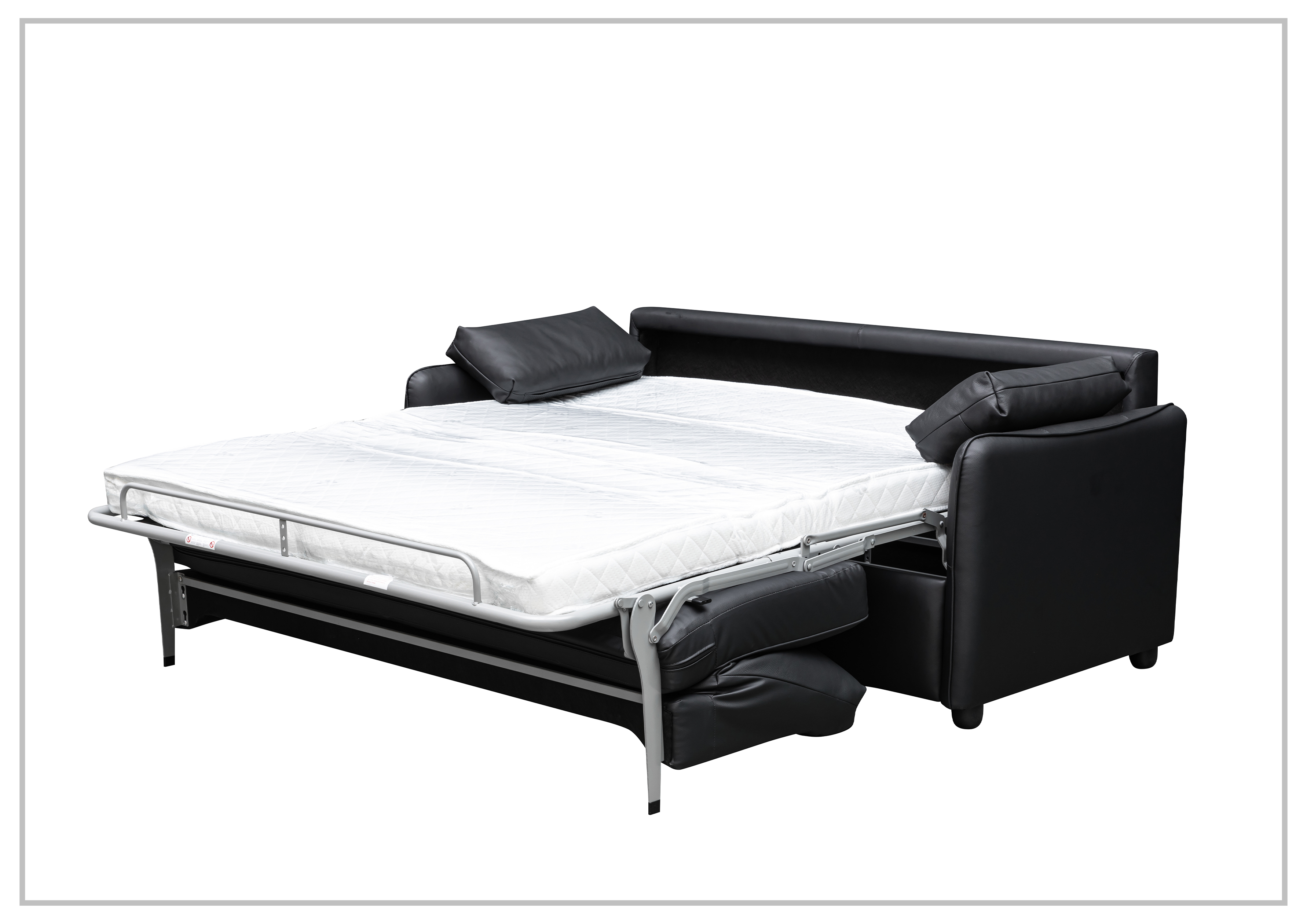 Gio Italia New York Queen Size Fabric Sleeper Sofa with Memory Foam - Affordable Convertible Sofa Bed for Small Spaces, Guest Rooms & Apartments