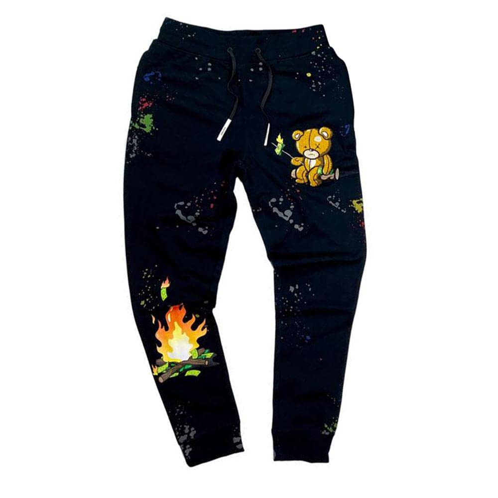 Premium Men's Jogger Pants - Trendy Casual Sweatpants for Running & Lounge Wear (Black) | Perfect for Gym, Workout, Travel & Everyday Comfort