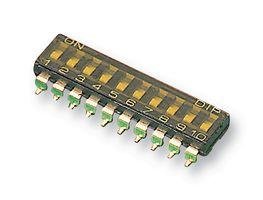 10-Way SMD Switch Dip with White Earbud Headphones - Perfect for DIY Electronics, Audio Equipment, and Circuit Board Prototyping