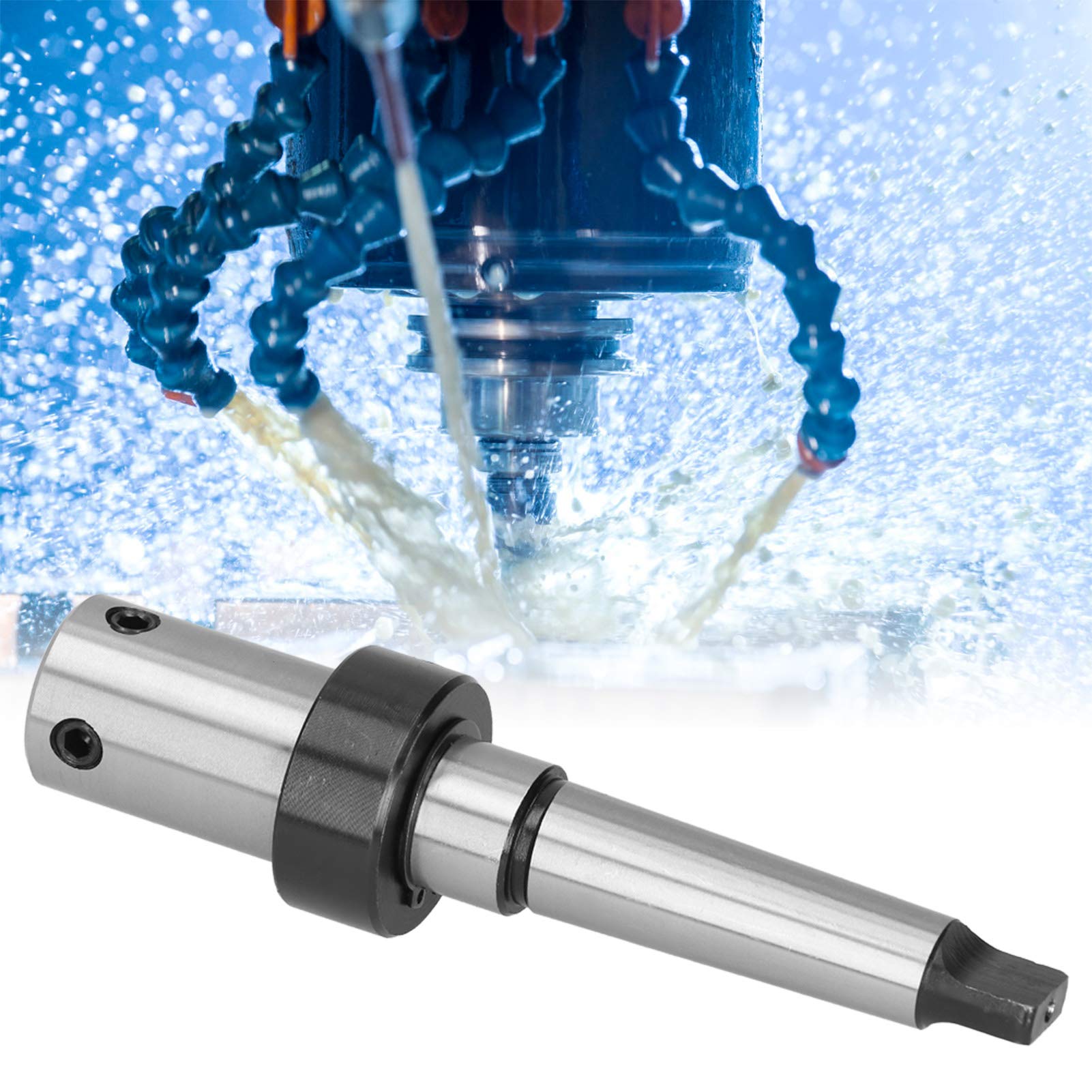 Morse R8 Drill Adapter - High-Quality Durable Morse Taper Silver Steel Annular Bushing for Radial Drill, Lathe, Magnetic Drill & Bench Drill - Perfect for Metalworking, Woodworking & Industrial Applications