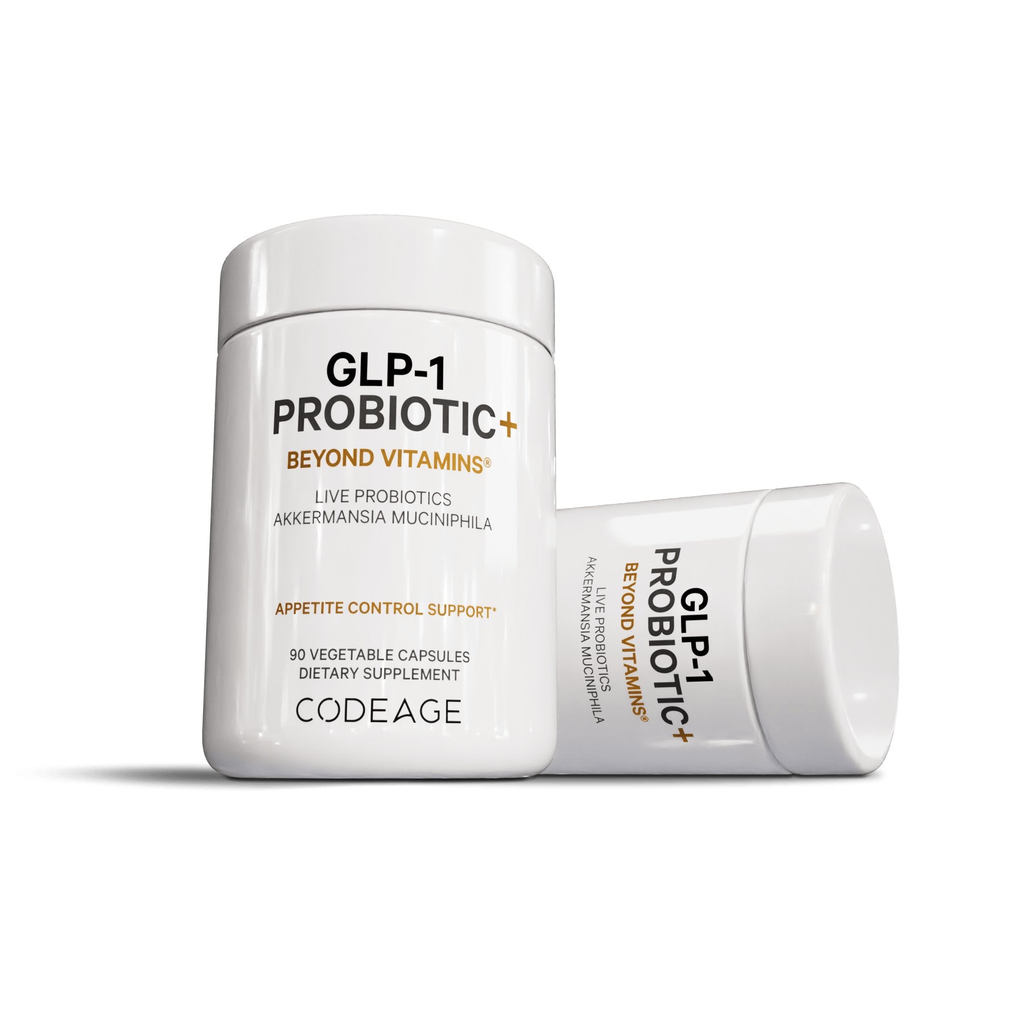 Codeage GLP-1 Probiotic+ Supplement - Supports Gut Health & Digestion - Ideal for Weight Management & Metabolic Support - Perfect for Daily Wellness Routine