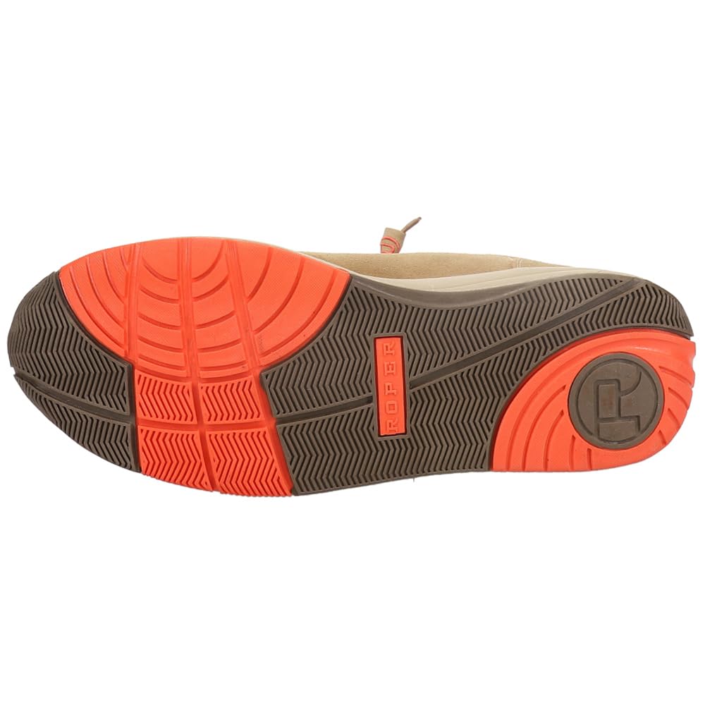 ROPER Men's Slip-On Casual Shoes - Comfortable Brown Leather Loafers for Walking, Driving & Office Wear