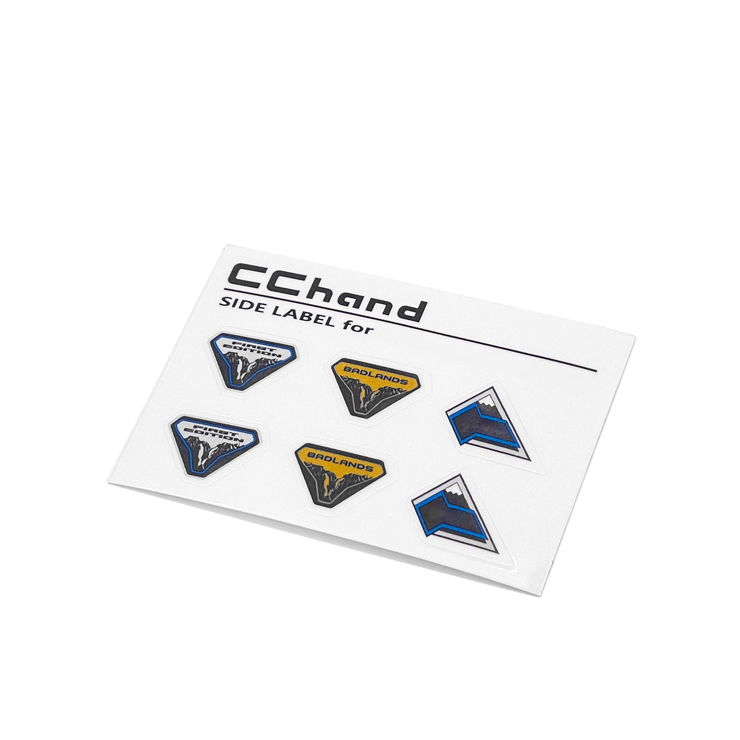 High-Quality 1/10 Scale CCH Logo Decal Plastic Parts for RC Crawler & Racing Cars - DIY Upgrade Kit | Perfect for Off-Road Vehicle Models, RC Hobbyists, and Competitive Racing Enthusiasts