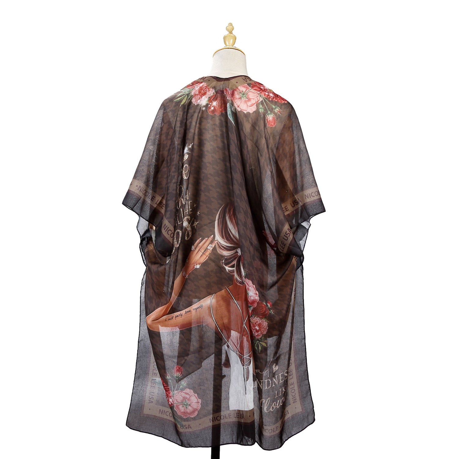 Japanese Kimono Robe for Women - Traditional Floral Yukata Dress - Perfect for Spa, Loungewear & Cultural Events