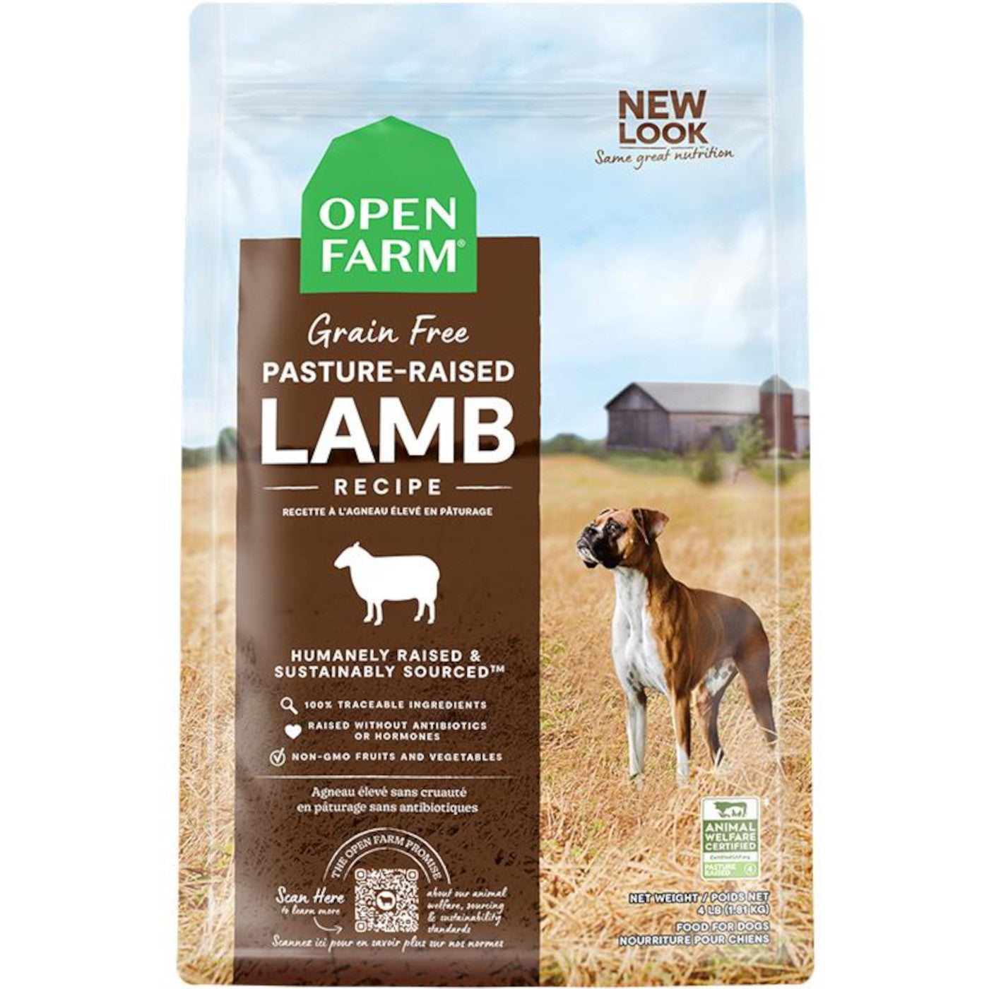 Premium Pasture-Raised Lamb Dry Dog Food - Grain-Free, High-Protein Kibble for All Breeds & Life Stages - Perfect for Sensitive Stomachs & Active Dogs