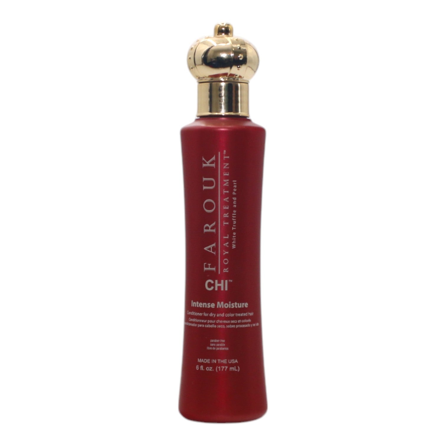 Chi Farouk Royal Treatment Intense Moisture Conditioner 6 oz - Deep Hydrating Hair Care for Dry & Damaged Hair - Perfect for Salon-Quality Treatment at Home