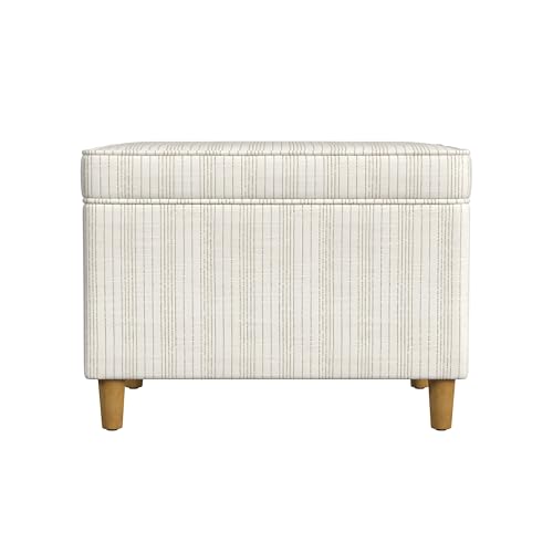Cream Marigold Pinstripe Fabric
