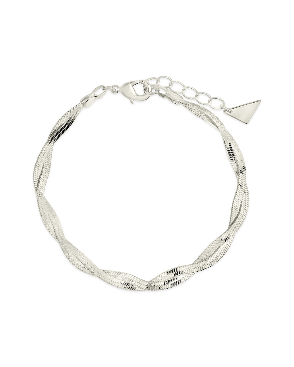 Oakley Braided Herringbone Chain Bracelet for Men - Stainless Steel Adjustable Wristband | Perfect for Casual Wear, Gifts & Outdoor Activities
