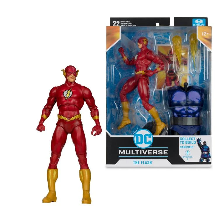 Justice League Task Force The Flash DC Multiverse Action Figure - Collect to Build Darkseid - Perfect for Superhero Fans & Collectors - Display, Play, or Gift for Comic Book Lovers