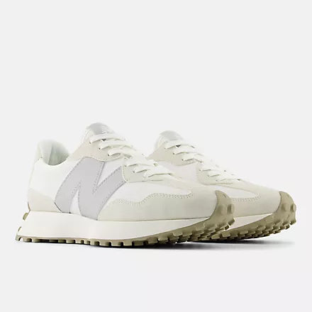 327 Sneaker for Men & Women - Sea Salt & Brighton Grey Colorway - Comfortable Casual Shoes for Walking, Running & Everyday Wear