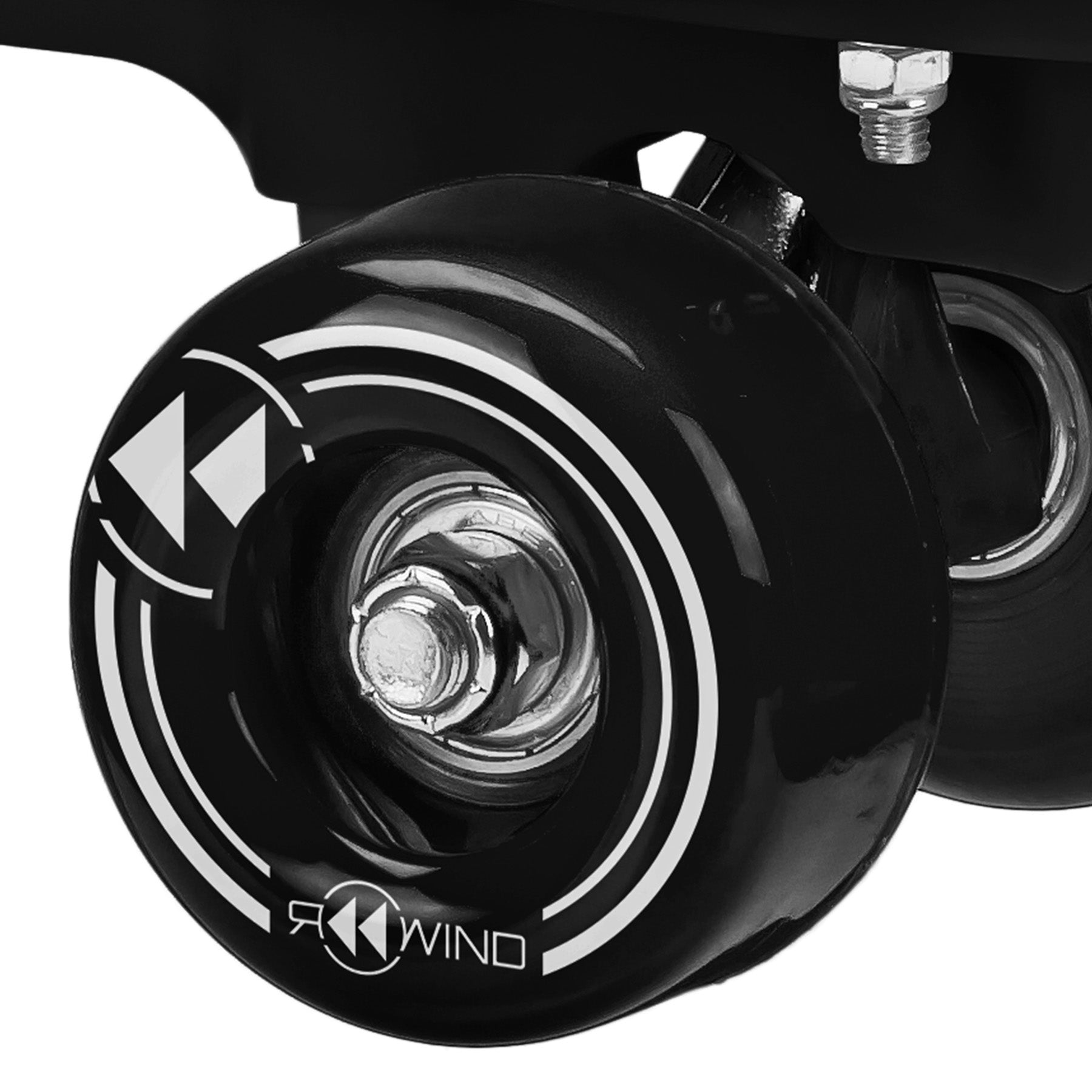 Reewind Classic Freestyle Men's Roller Skates - Comfortable Quad Skates for Adults with Adjustable Toe Stops - Perfect for Indoor Rinks, Outdoor Trails & Roller Disco Parties