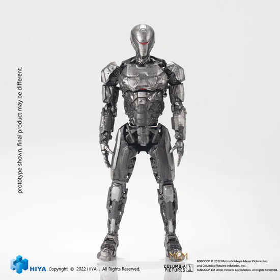 1/18 Scale HIYA 4-Inch RoboCop 2014 Action Figure - Exquisite Mini Series EM208 Two Pack Set for Collectors & Movie Fans | Perfect for Display, Gifts & Diorama Scenes