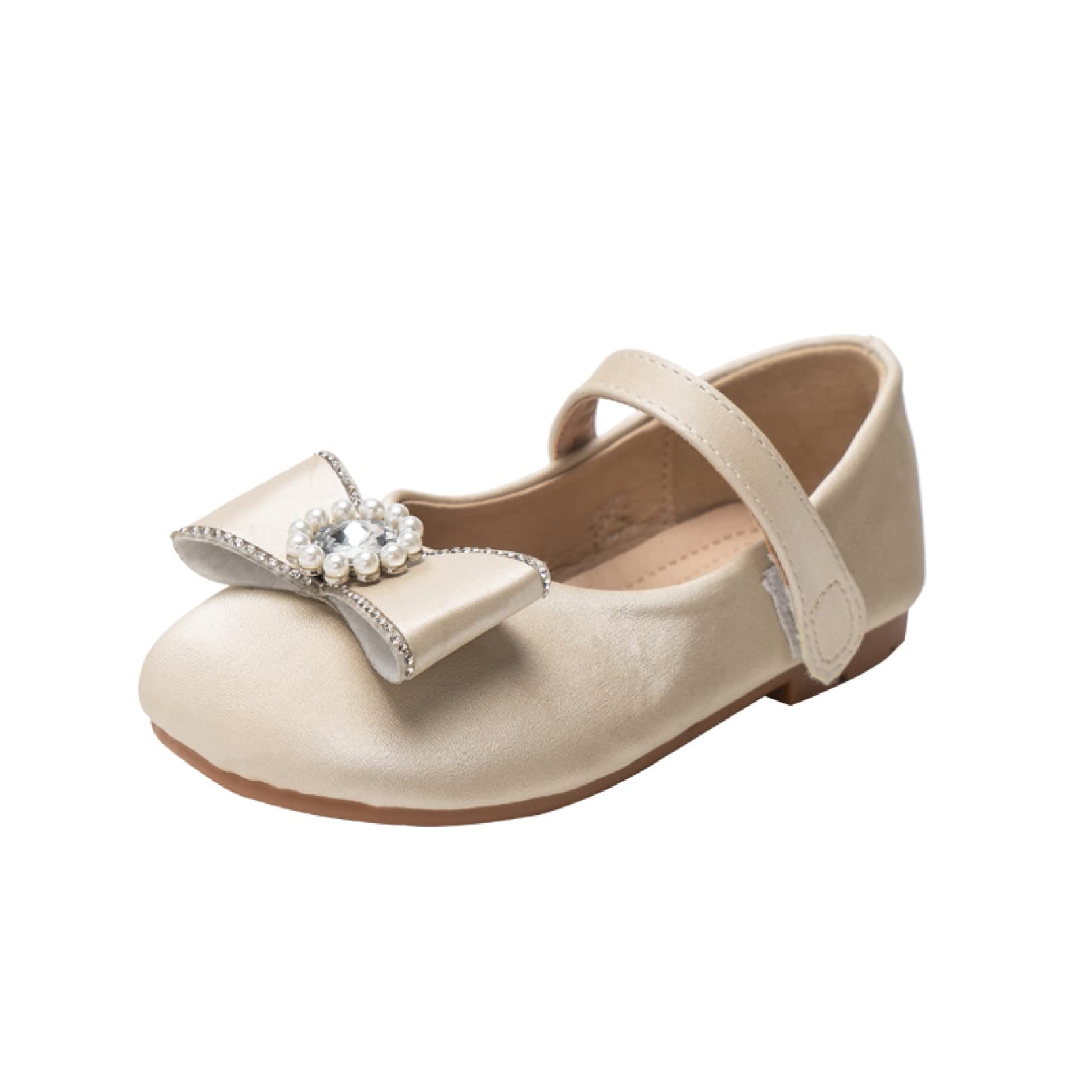 ChyJoey Girls Princess Mary Jane Flats - Sparkly Rhinestone Glitter Dress Shoes for Party, School, Wedding & Ballet (Toddler/Kids) | Perfect for Special Occasions, Pageants & Dress-Up Play