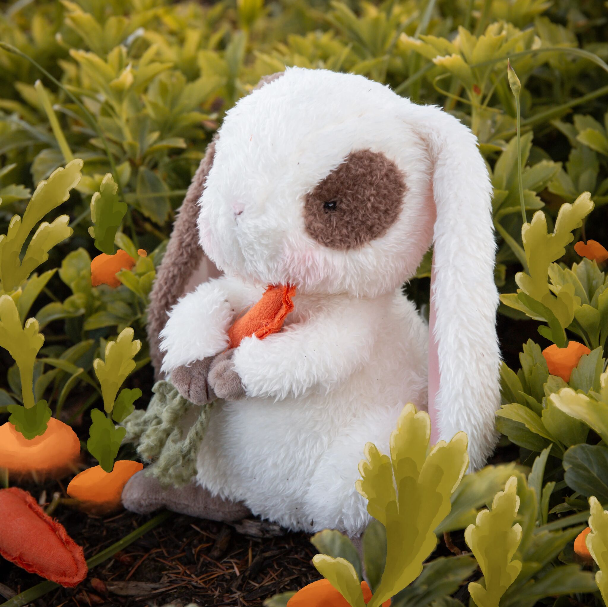 Herby Hare Plush Toy - Soft & Cuddly Stuffed Animal for Kids, Perfect for Gifts, Bedtime & Nursery Decor | Ideal for Birthdays, Christmas & Baby Showers