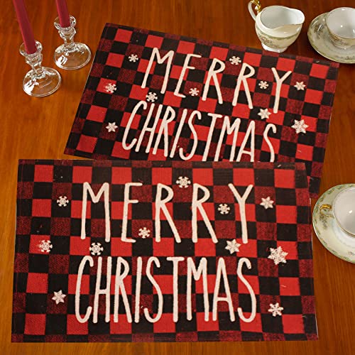 Merry Christmas Buffalo Plaid