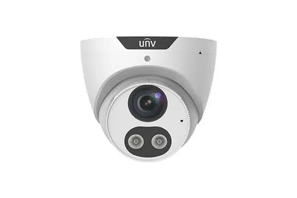 Uniview IPC3614SB ADF40KMC I0 4MP HD Fixed Turret Security Camera with 4.0mm Lens, Light & Audible Alarm - Ideal for Home Surveillance, Business Security, and Outdoor Monitoring