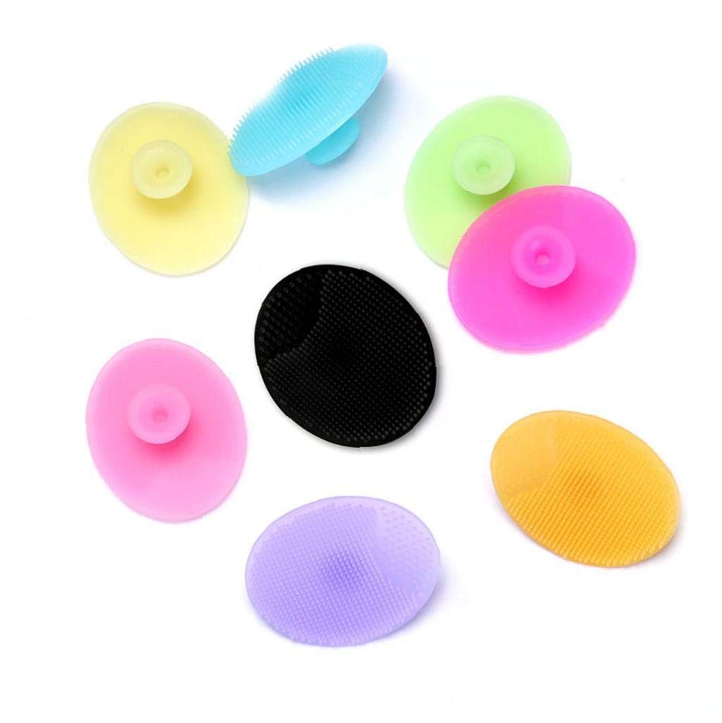Soft Silicone Face Scrubber for Blackhead Removal - Exfoliating Shower Brush (Purple) - Perfect for Spa & Skincare Routine