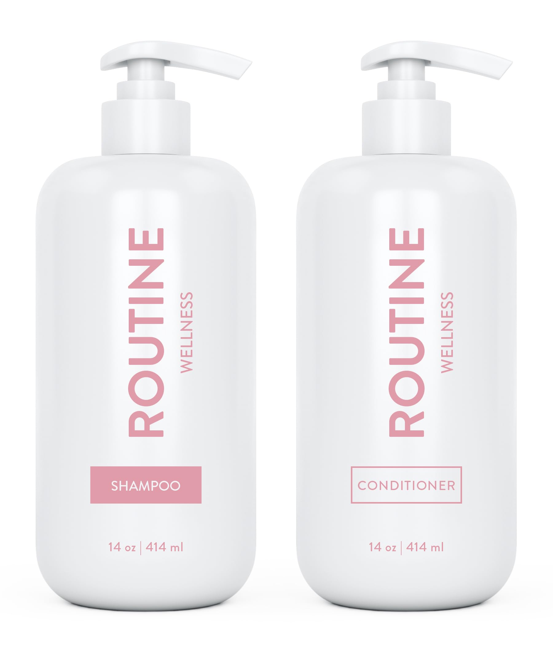 Biotin DHT Blocker Shampoo and Conditioner Set for Thinning Hair - Anti-Hair Loss Treatment for Women & Men - Color Safe Formula with Honeysuckle & Rice Milk - Promotes Healthier Hair Growth (Pack of 2) - Perfect for Daily Hair Care Routine and Scalp Nourishment