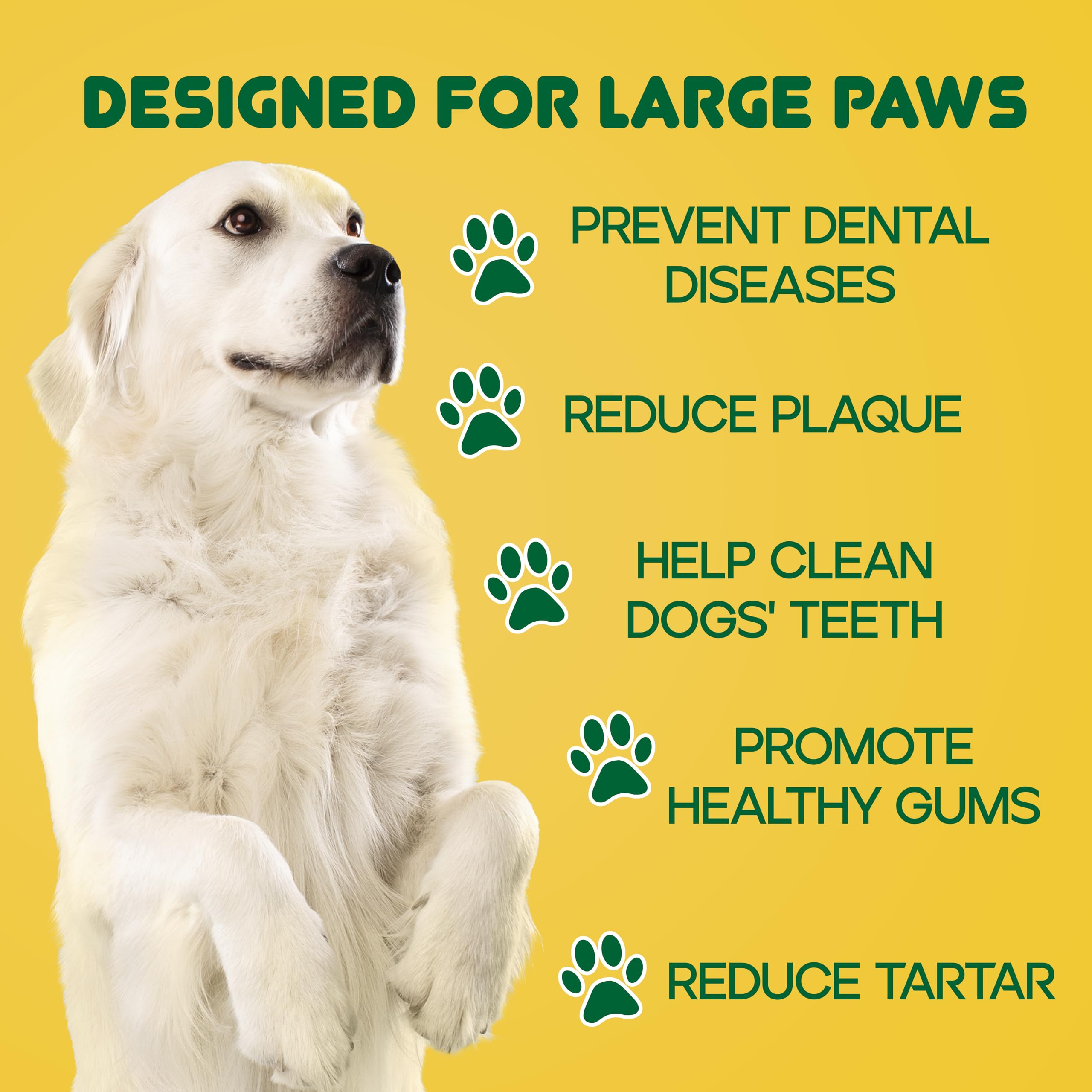 Premium Chicken Wrapped Dog Treats for Large Breeds - USA Made Rawhide Chews - Long Lasting, Natural & Preservative Free - 11 Count - Perfect for Training, Rewards & Dental Health