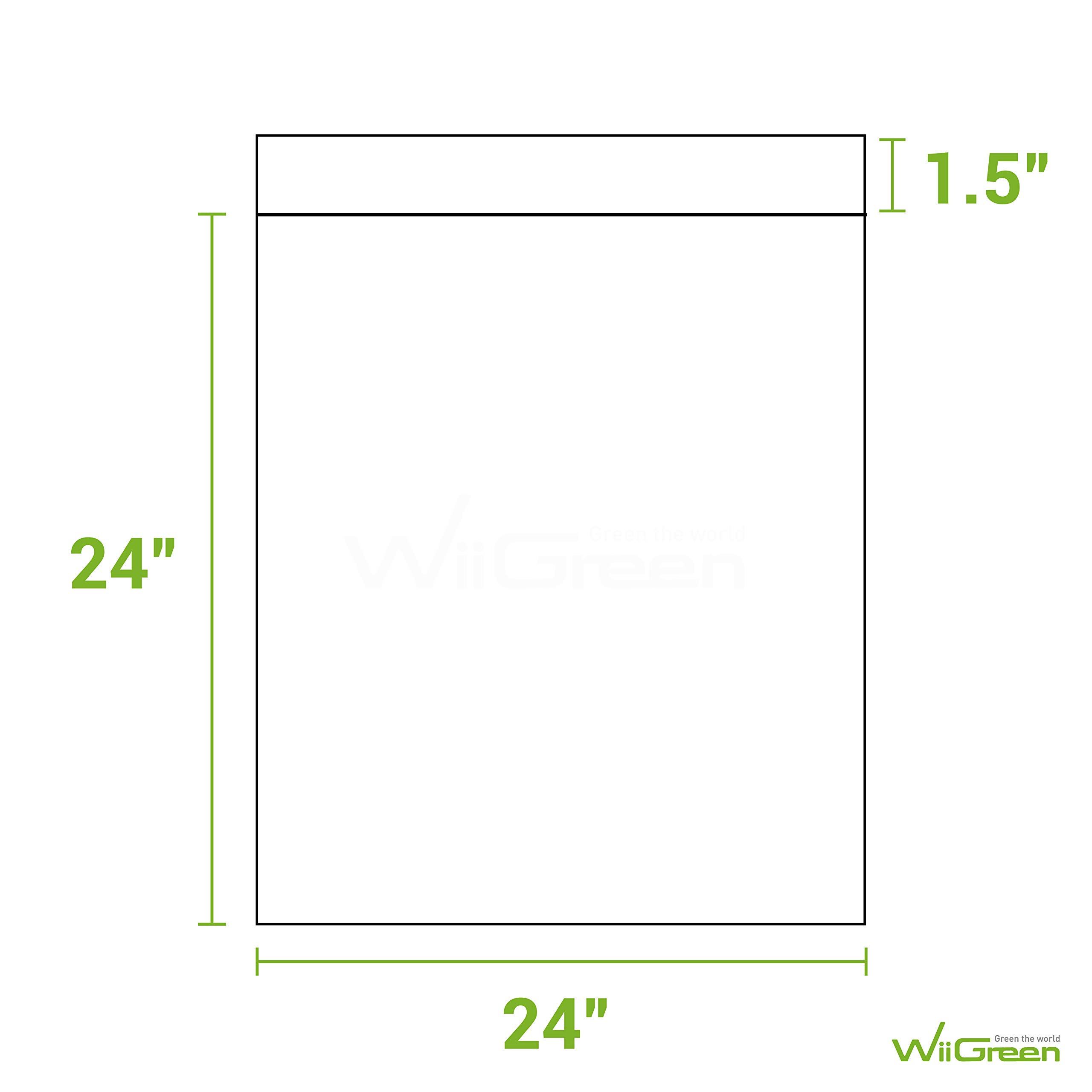 600 PCS 24x24 inch Poly Mailers - Self Adhesive Waterproof Shipping Envelopes - Durable Tear-Proof Packaging Bags for Office, Industrial & Postal Use - Ideal for Ecommerce, Gift Wrapping & Mailing (Green)