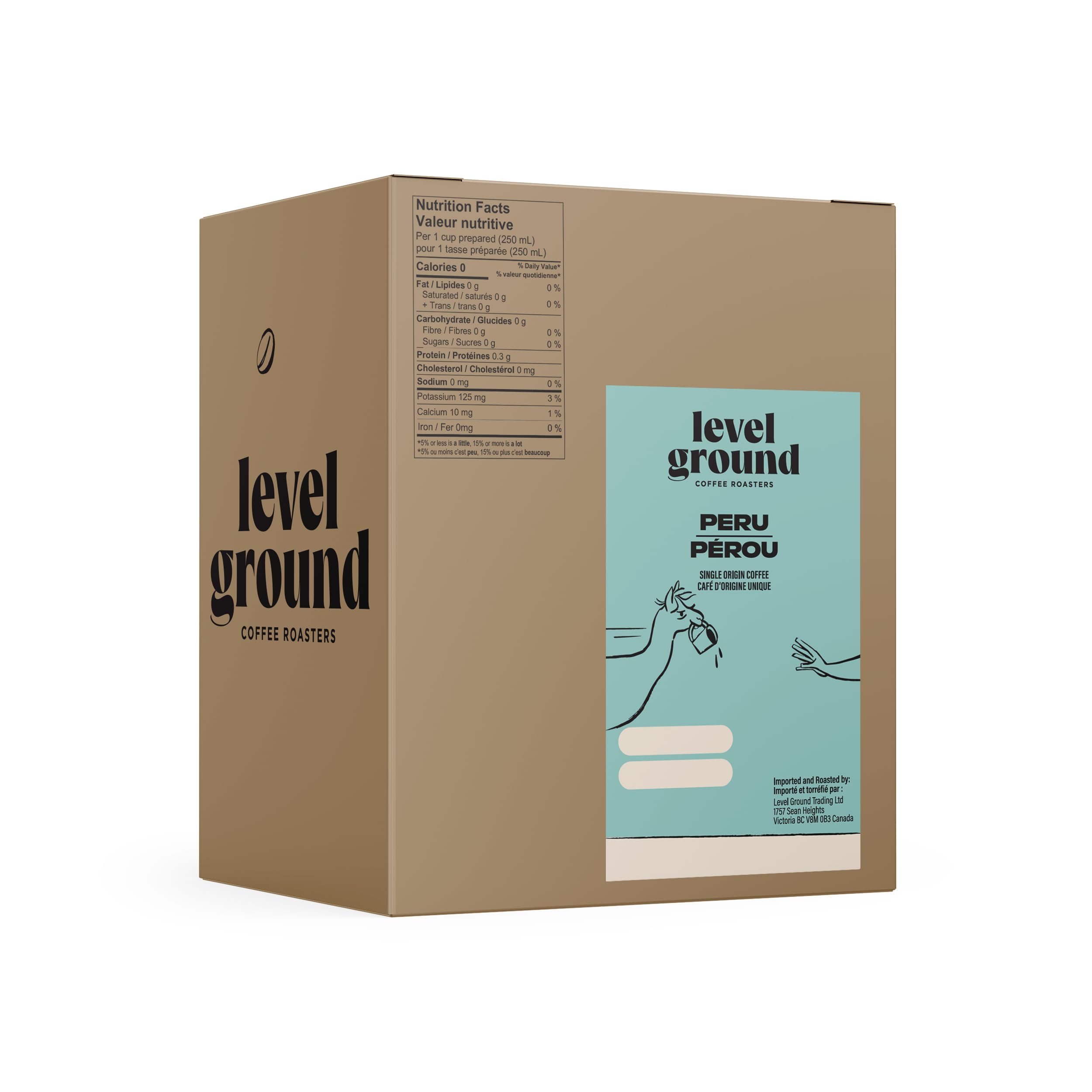 Premium Peru Single Origin Medium Roast Whole Bean Coffee - Specialty Grade for Drip Brew, French Press & Pour Over - Rich Savory Cocoa Flavor - 5lb Bag - Perfect for Home Brewing, Office Use & Gifts