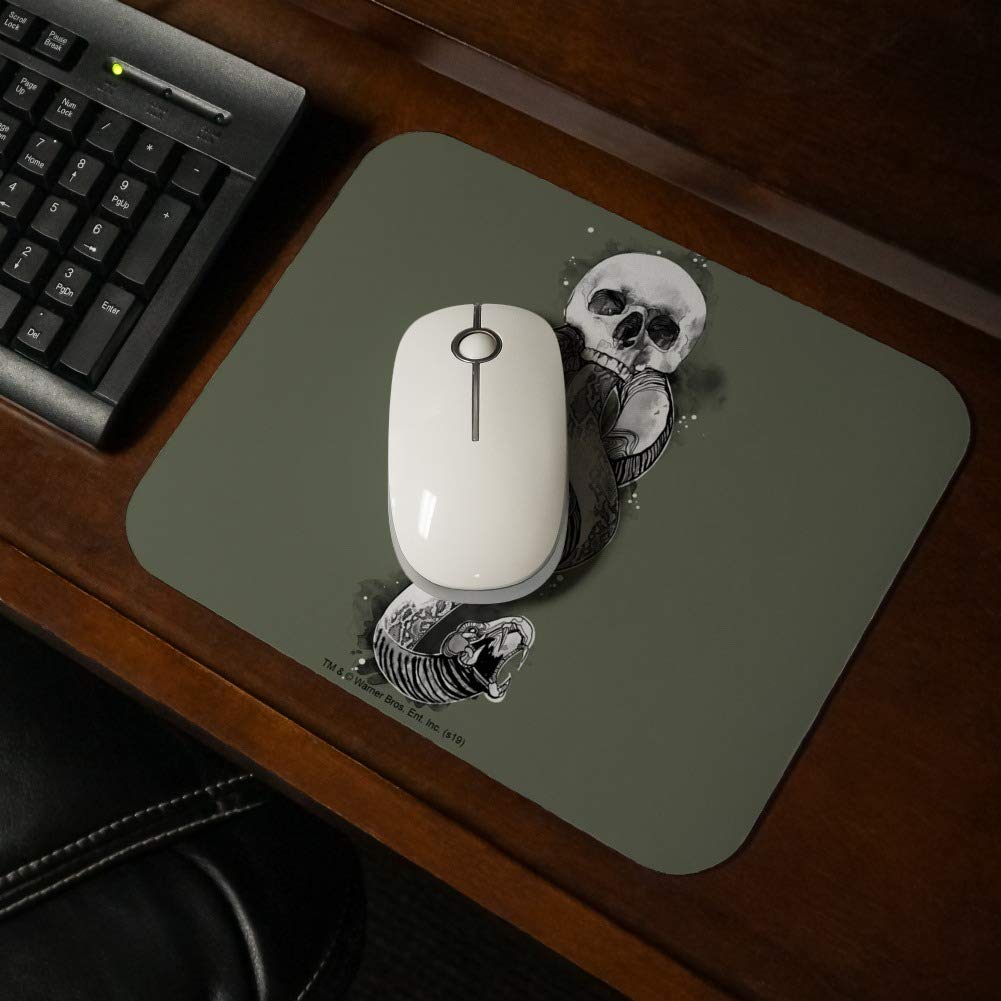 Harry Potter The Dark Mark Low Profile Thin Gaming Mouse Pad - Non-Slip Rubber Base for PC, Laptop, Office & Home Use - Perfect for Potter Fans & Gamers