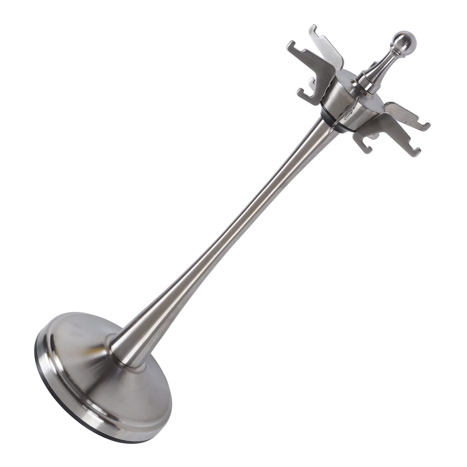 Stainless Steel Kitchen Utensil Stand - Rotatable, Rustproof & Durable Countertop Storage Rack for Space-Saving Kitchenware Organization - Perfect for Small Kitchens & Countertop Efficiency