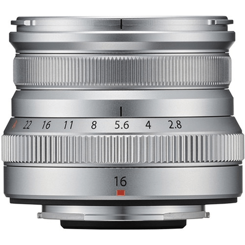 FUJIFILM XF 16mm f/2.8 R WR Prime Lens - Silver | Compact & Weather-Resistant Wide-Angle Lens for Fujifilm X-Mount Cameras | Perfect for Travel, Street & Landscape Photography