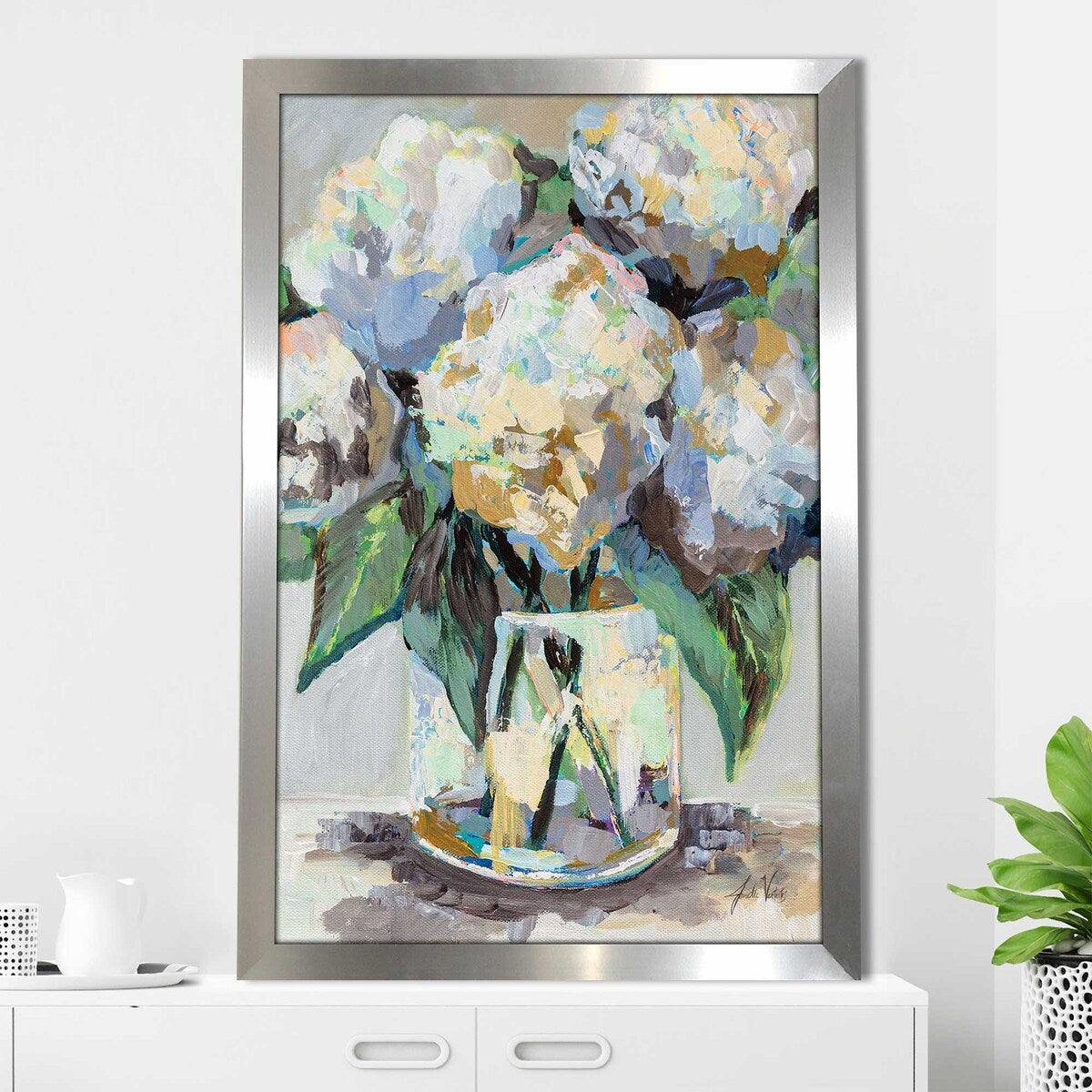 Beach House Bouquet Vertical Acrylic Wall Art Print - Perfect for Coastal Decor, Living Room, Bedroom & Office Wall Decor