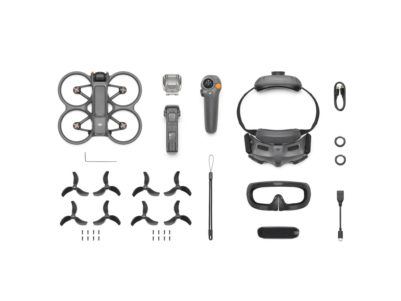 DJI Avata 2 Fly More Combo with Single Battery - FPV Drone with 4K Camera, 34 Mins Flight Time - Perfect for Aerial Photography, Travel Vlogging & Outdoor Adventures