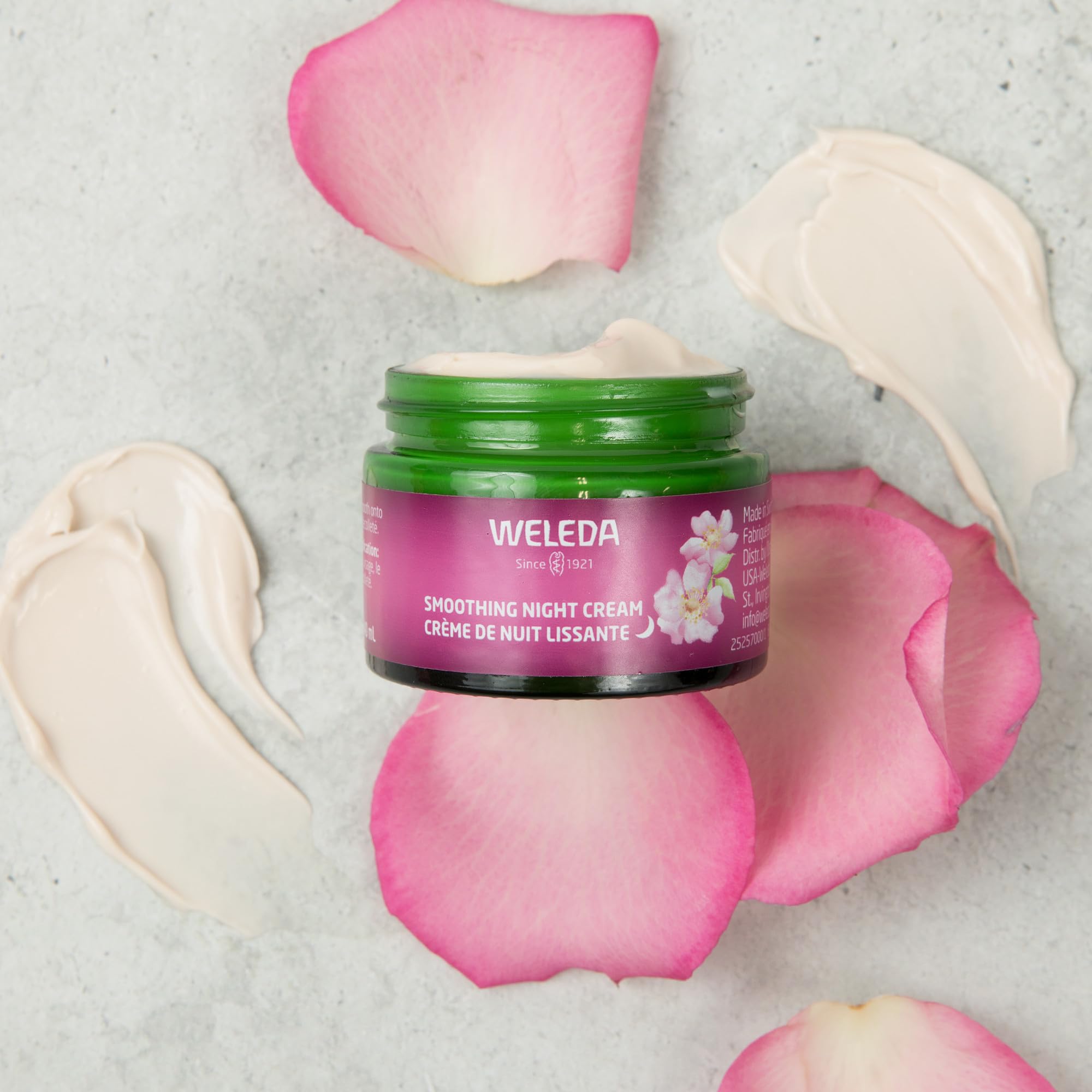 Weleda Smoothing Night Cream - Organic Anti-Aging Face Moisturizer for Dry & Sensitive Skin | Hydrating Night Cream for Women & Men | Perfect for Overnight Skin Repair & Rejuvenation