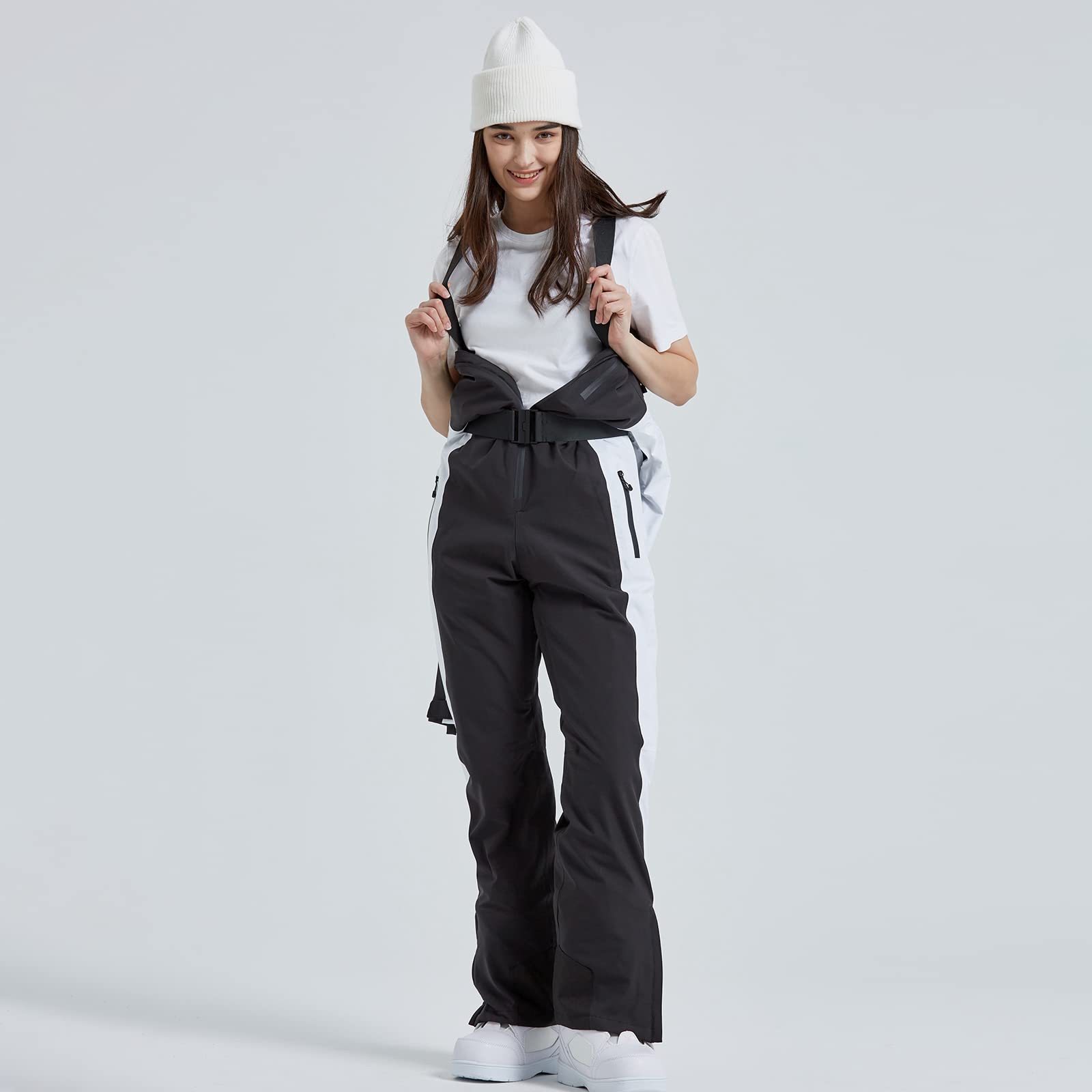 HOTIAN Women's Slim Fit Waterproof Ski Suit - One Piece Snowboard Jumpsuit for Winter Outdoor Activities | Warm & Comfortable Snowsuit for Skiing, Snowboarding & Cold Weather Adventures