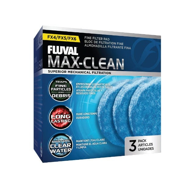 Fluval FX4 FX5 FX6 Replacement Filter Pads - High Efficiency Fine Filter Media for Aquarium Canister Filters - Perfect for Freshwater & Saltwater Fish Tanks