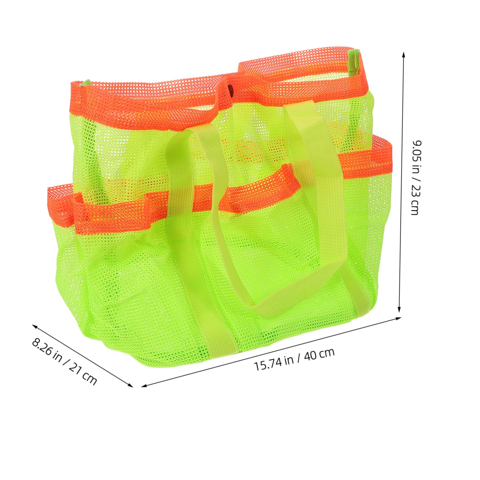 INOOMP Large Waterproof Beach Bag for Swimming Pool, Travel & Gym - Durable Polyester Tote with Zipper Pocket - Perfect for Beach Trips, Vacation & Outdoor Activities