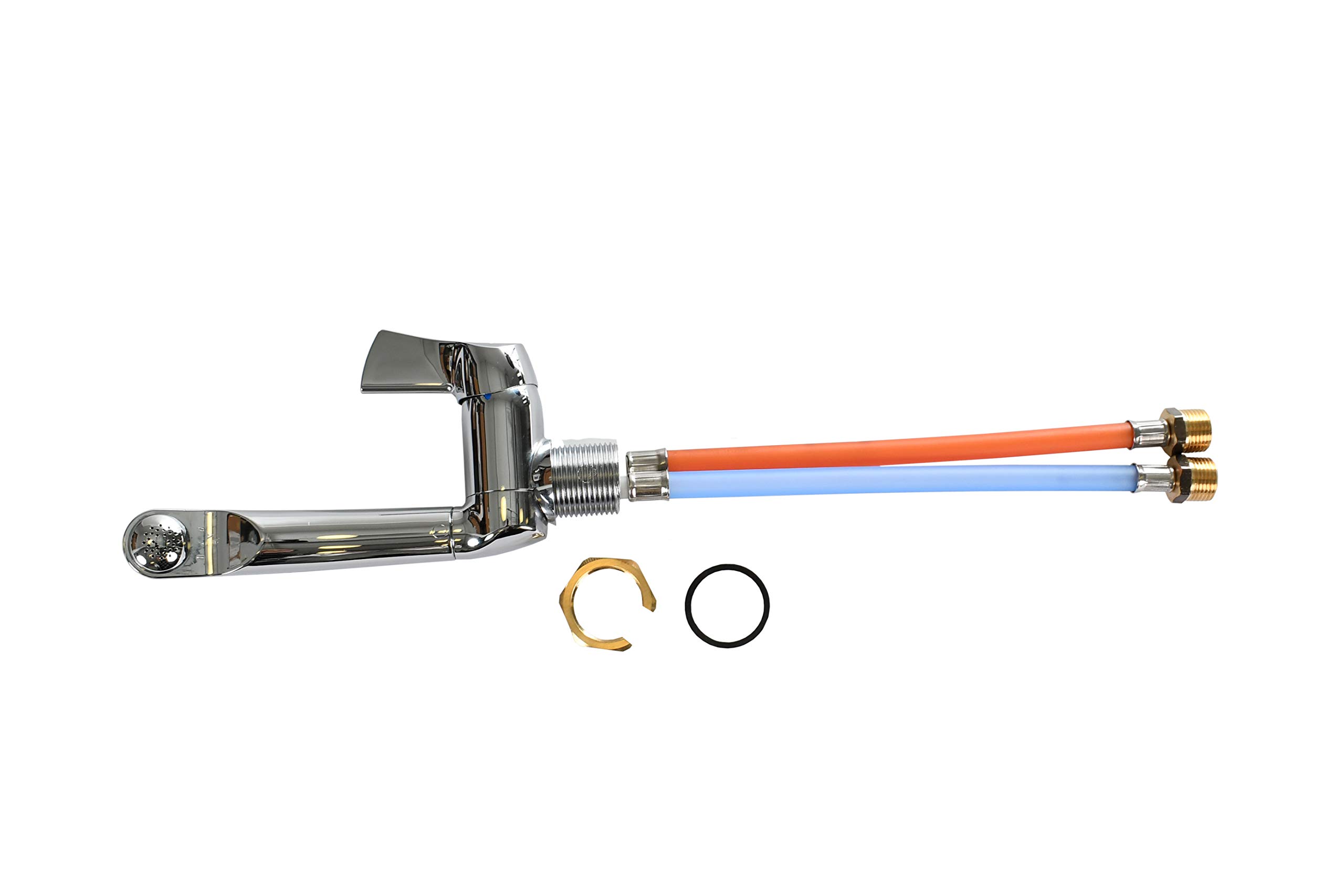 Dometic 3313070.001 RV Galley Faucet - Stainless Steel Kitchen Sink Water Tap for Camper, Motorhome & Travel Trailer - Perfect for Outdoor Cooking & Washing Dishes