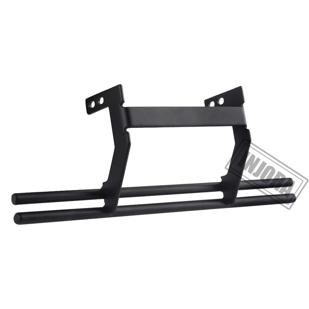 INJORA 1:10 Scale RC Rear Metal Bumper for TRX4 TRX6 G500 G63 6X6 Crawler - Heavy Duty Off-Road Accessories (Black) | Perfect for Rock Crawling, Trail Adventures & RC Car Upgrades