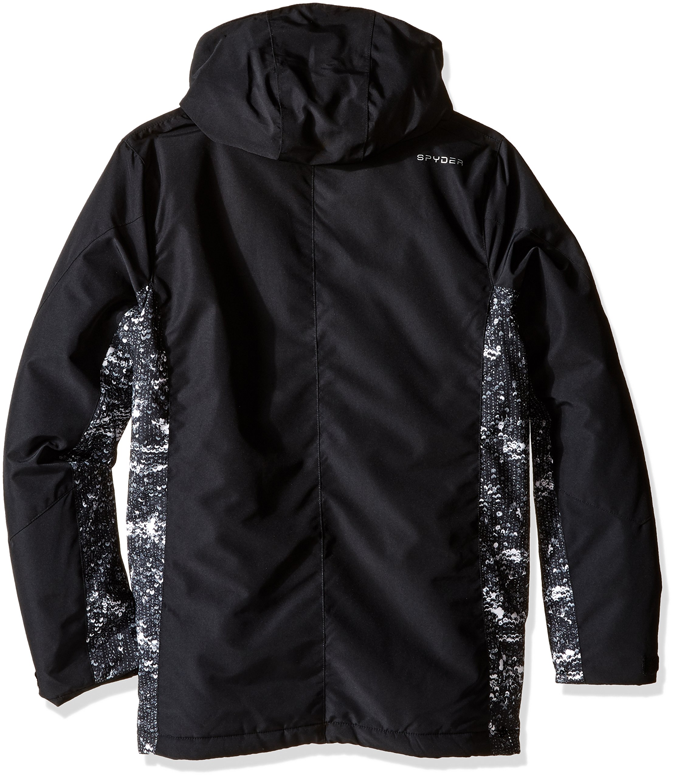 Spyder Girls' Charm Jacket - Waterproof Windbreaker for Outdoor Activities, Hiking & School - Stylish & Comfortable Winter Coat for Teens