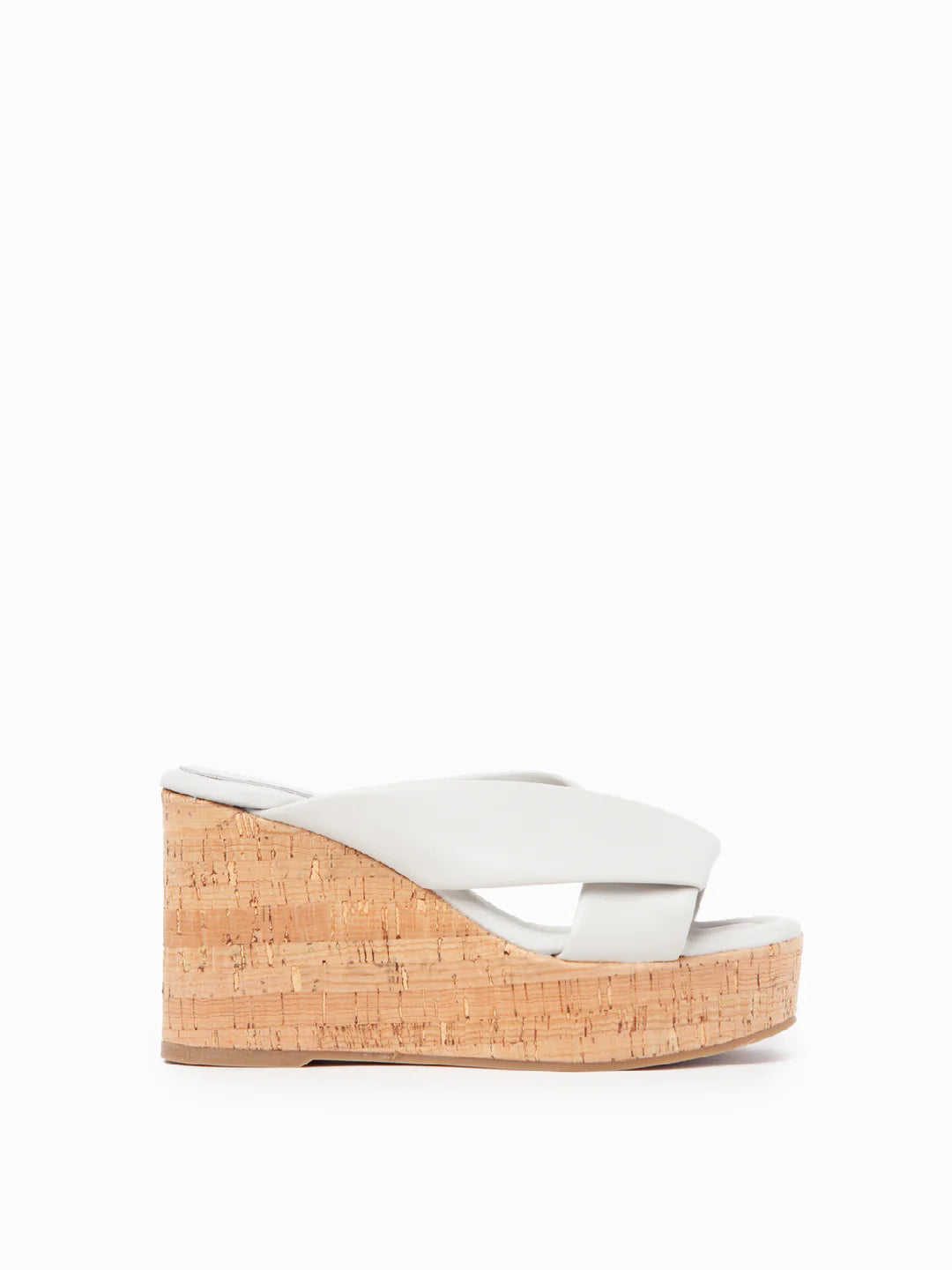 Belisa Women's Wedge Sandal in Napa White - Comfortable Summer Casual Shoes for Beach, Vacation & Outdoor Walking
