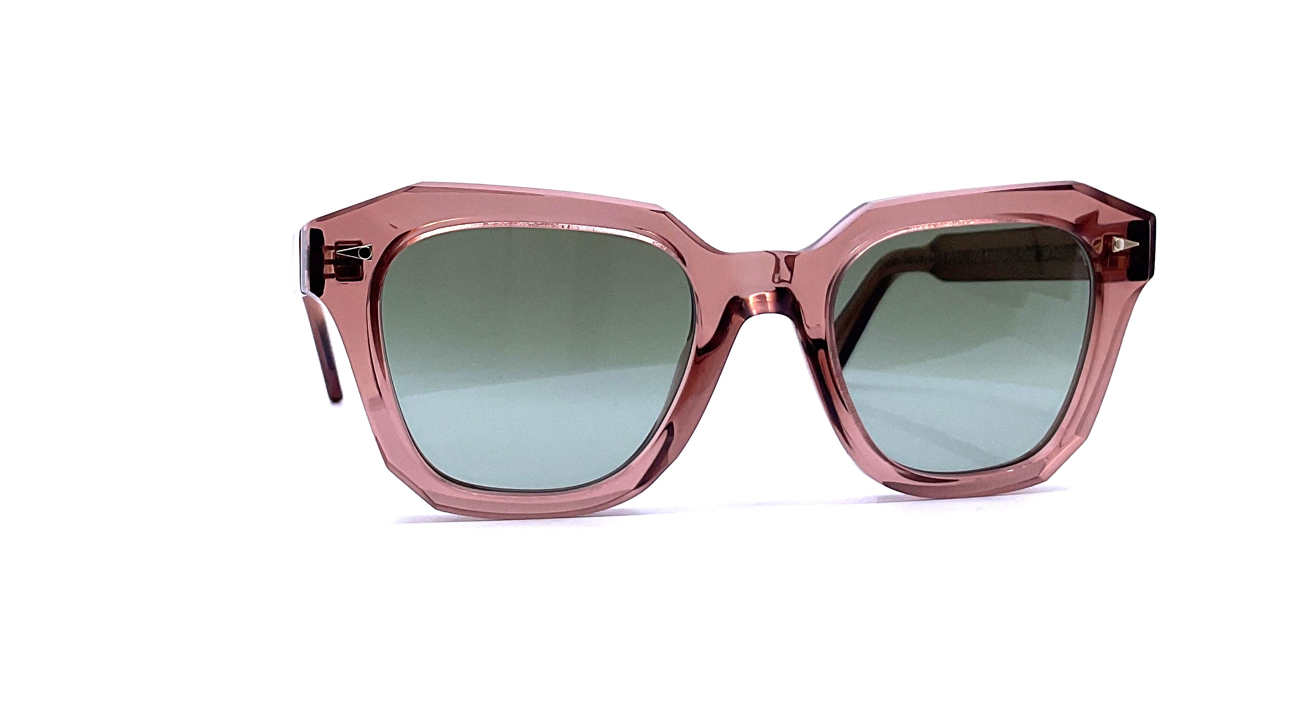 Ahlem Pont des Arts Sun (Old Fashioned Rose) Sunglasses - Vintage Inspired Cat Eye Frames for Women - Perfect for Summer Outfits, Beach Vacations & Fashion Statements