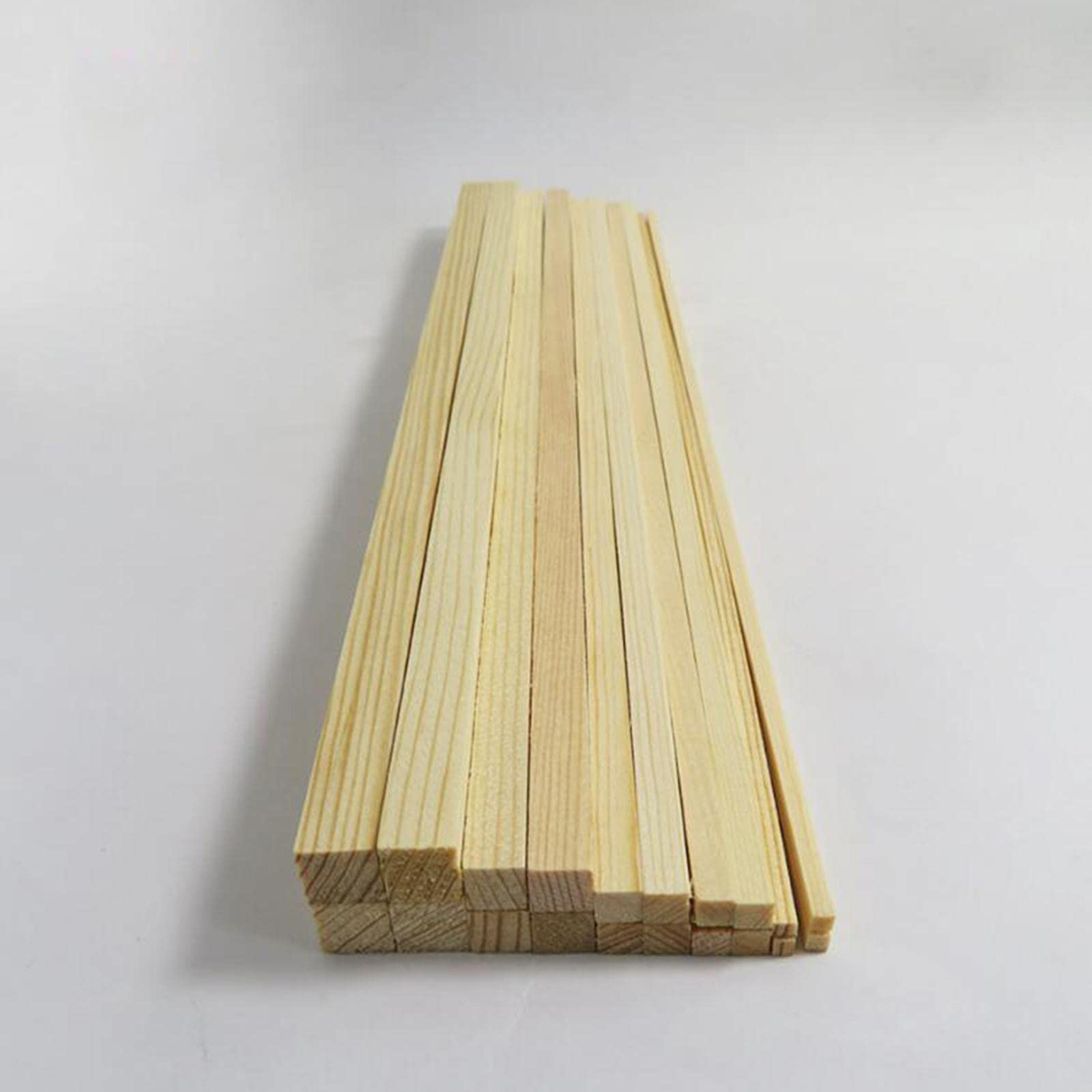 LOOM TREE® 100Pcs Unfinished Wooden Craft Sticks for DIY Projects, Model Building, and Woodworking - 250cm (98.4
