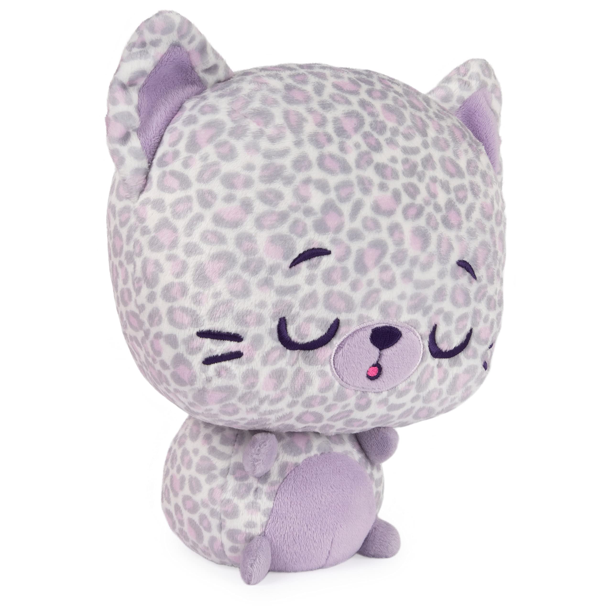 Premium GUND Drops Gina Spots Plush Stuffed Animal - Soft Purple Leopard Plush Toy (9 Inch) for Kids, Gift Giving, Nursery Decor & Cuddling Companion