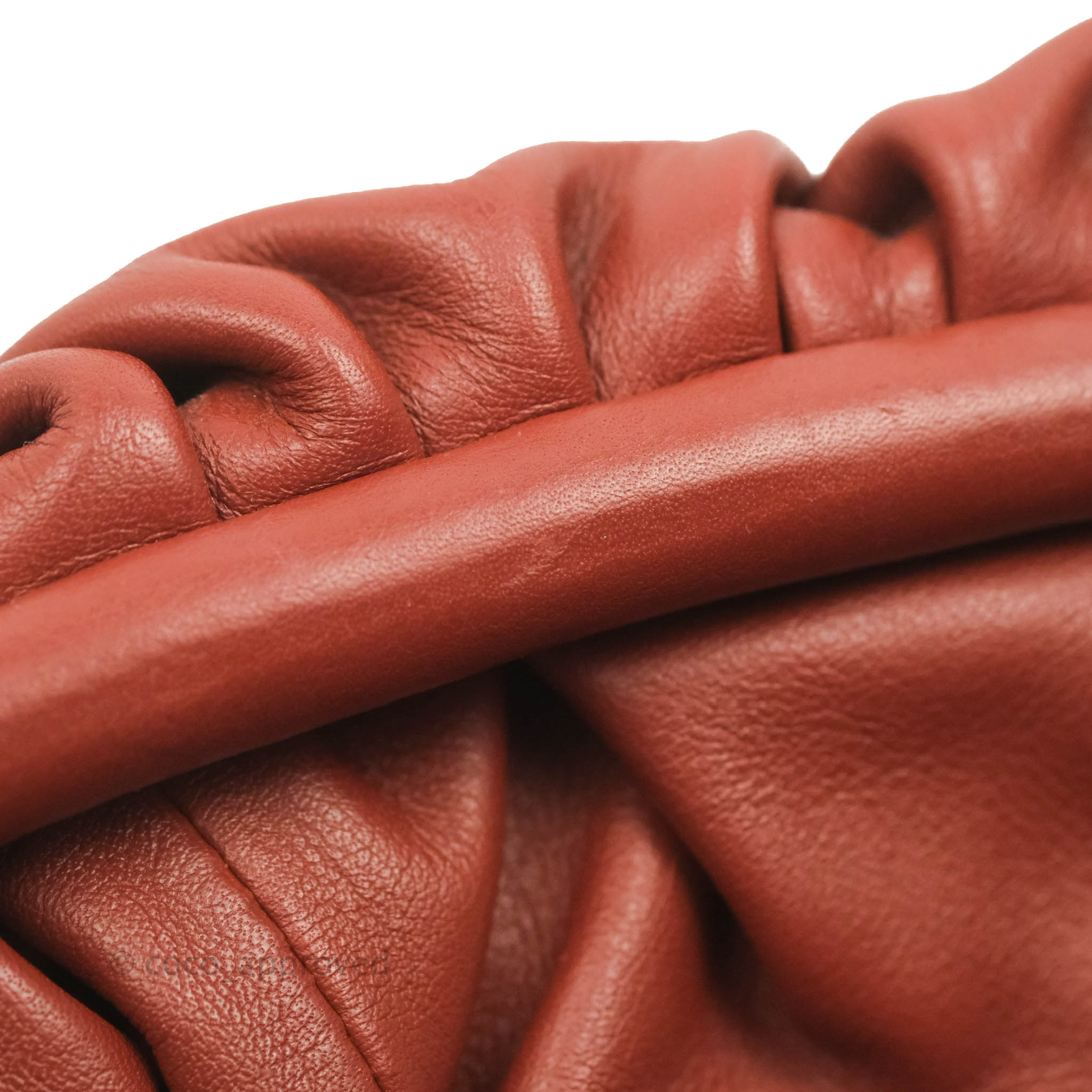 Bottega Veneta Mini Pouch in Butter Calfskin - Bordeaux Brick Red Crossbody Bag for Women | Perfect for Evening Out, Date Night & Special Occasions