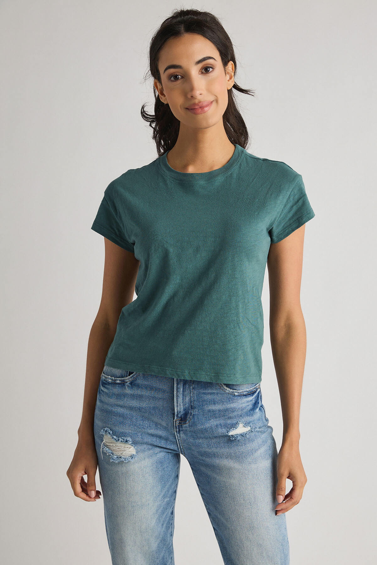 Z Supply Modern Slub Tee - Soft Relaxed Fit Cotton T-Shirt for Women | Casual Everyday Wear & Layering Outfits