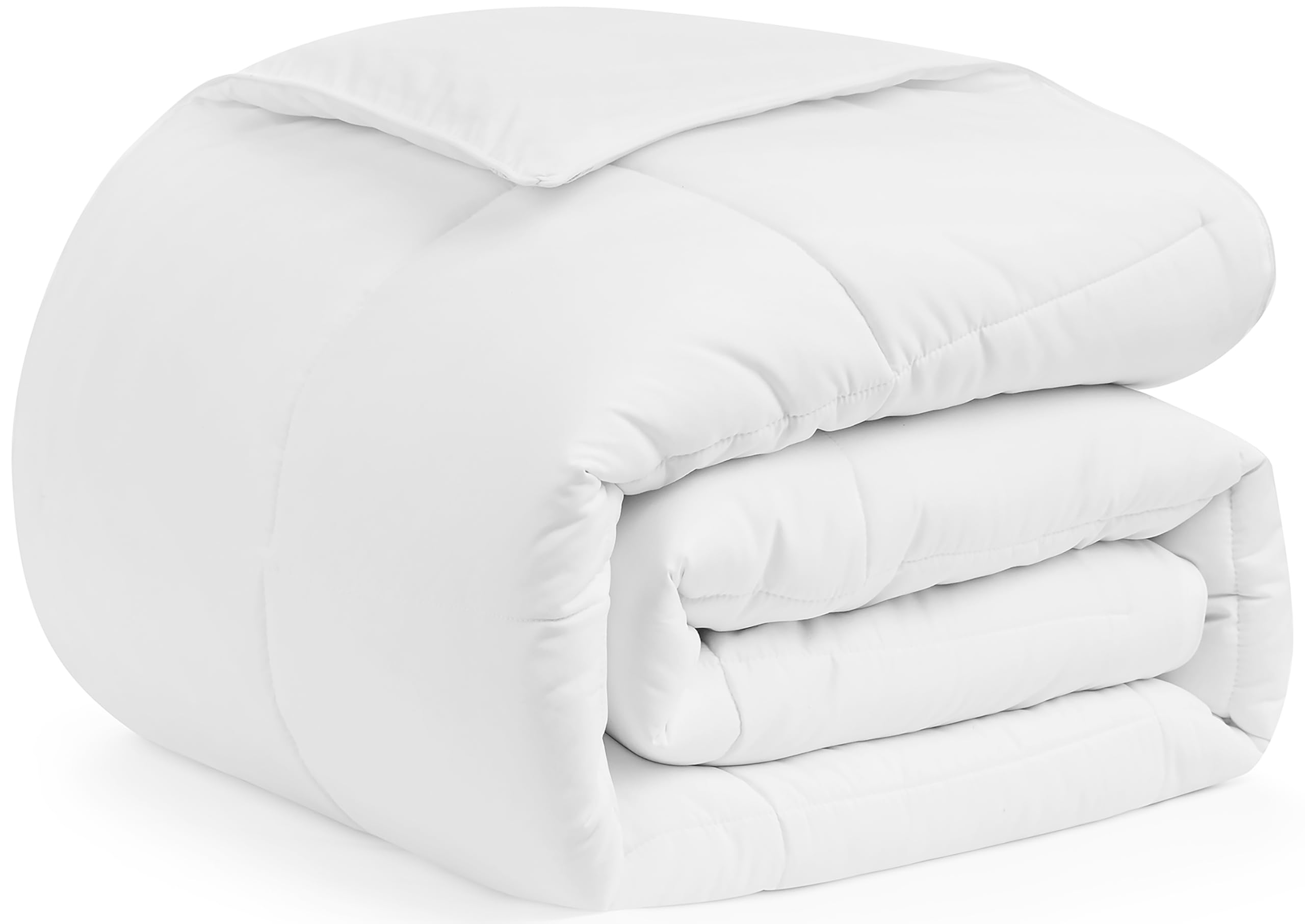 UGG Danielle Cooling Lightweight Down Alternative Comforter - Hypoallergenic, Washable, Quilted Fluffy Duvet Insert with Corner Tabs for Duvet Cover | King/California King Size | Bright White | Perfect for All-Season Comfort in Bedrooms & Guest Rooms