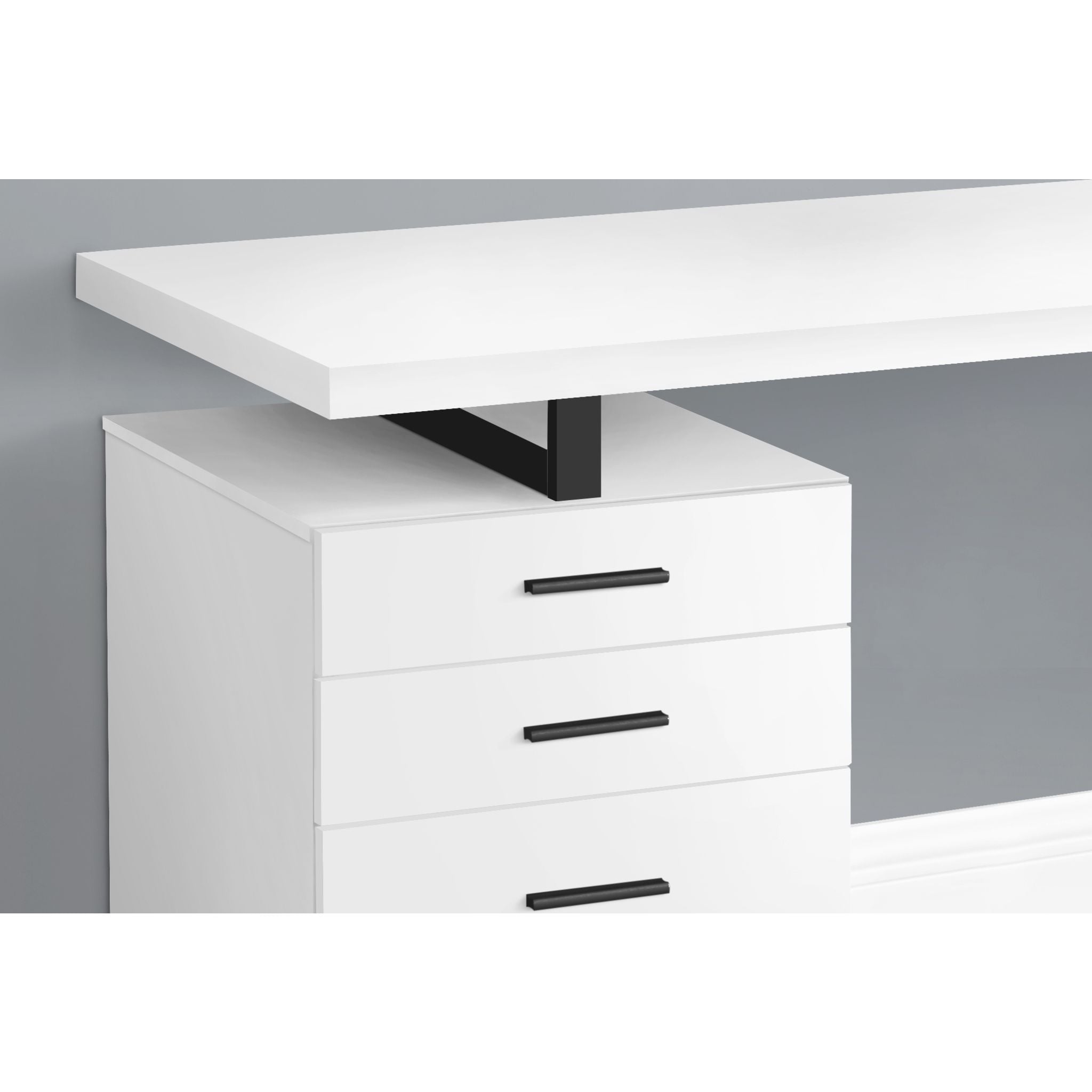 60 Inch Large Computer Desk for Home Office - Modern Writing Workstation with Sturdy Frame - Perfect for Remote Work, Gaming & Study