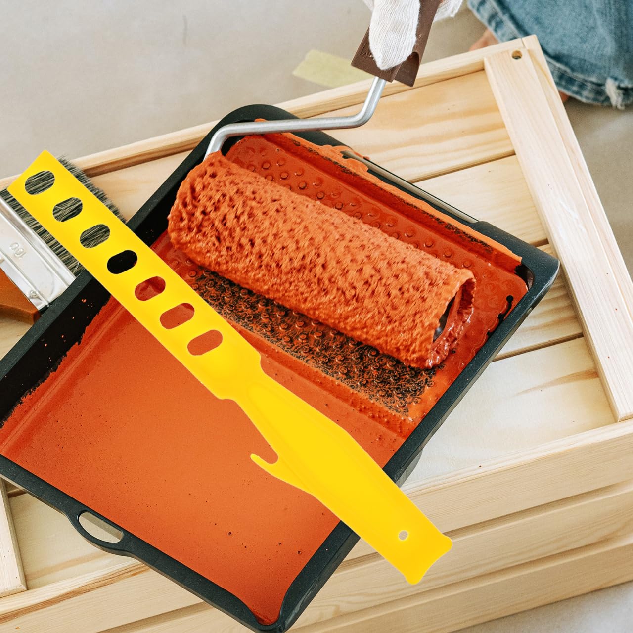 Plastic Paint Stir Stick - Reusable Stirring Tool for Oil Paint & Household Use | Portable Mixing Stick for DIY Projects & Home Painting