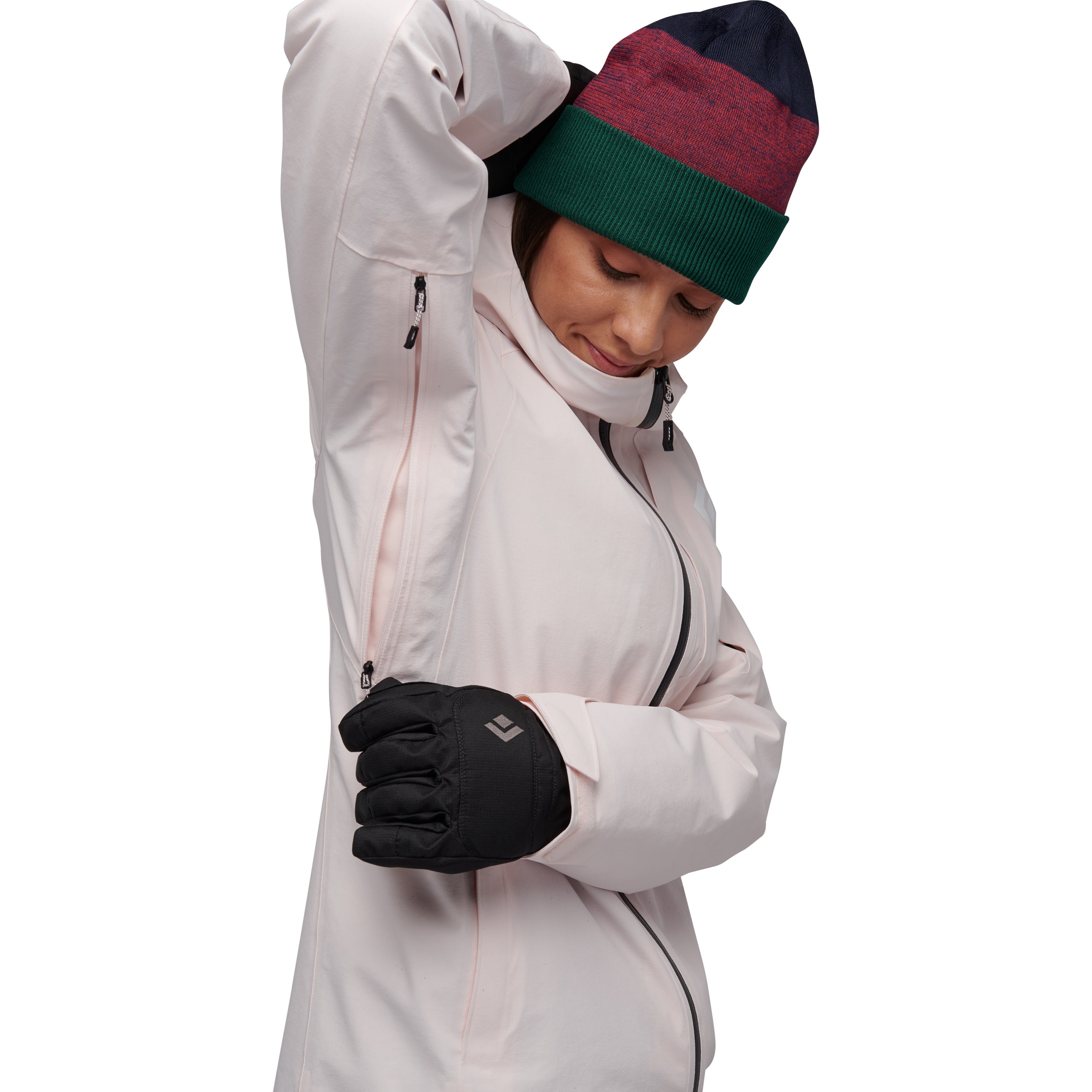 Women's Waterproof Insulated Winter Jacket - Windproof & Stretchable Shell for Outdoor Activities, Hiking & Skiing