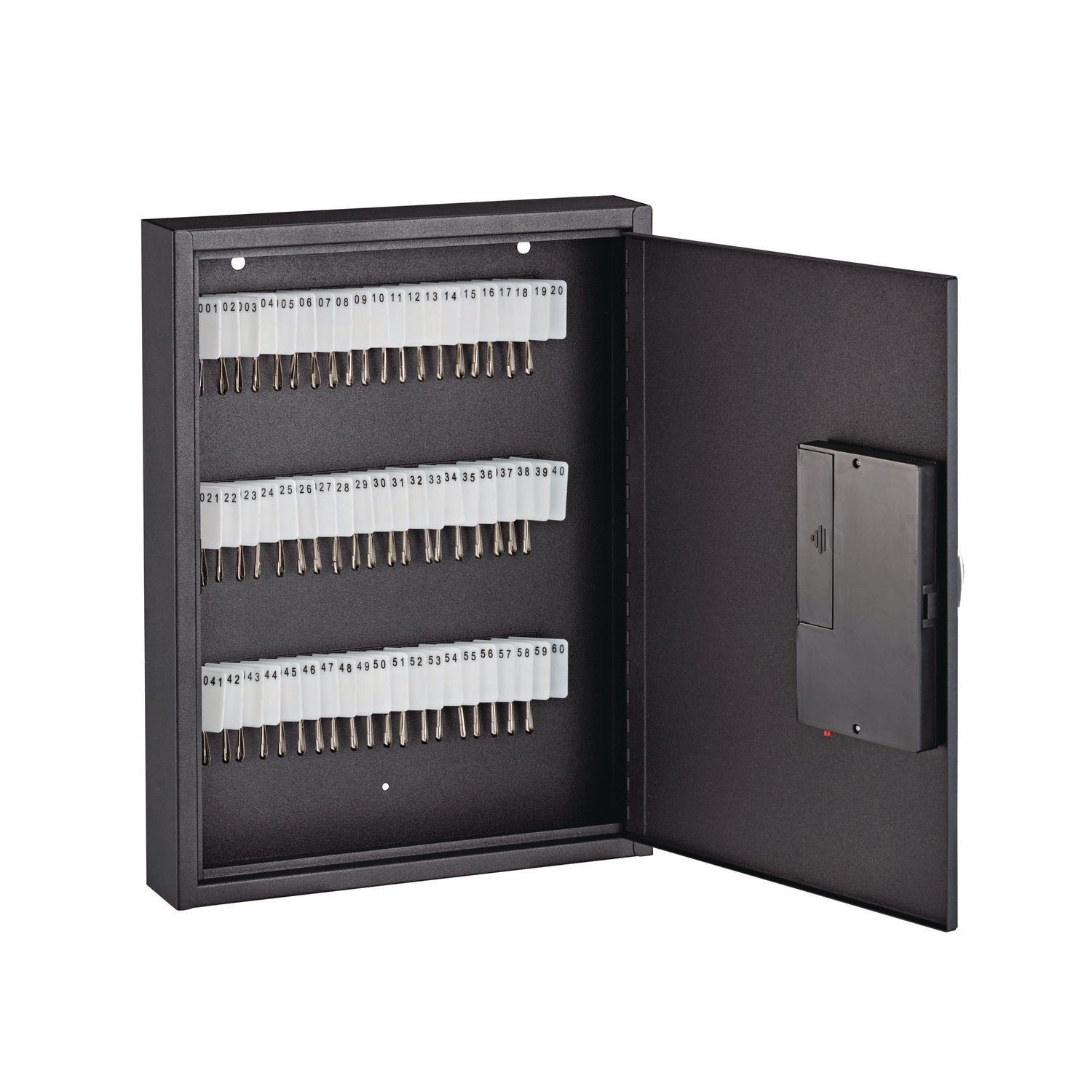 AdirOffice Steel Digital Lock Key Cabinet - 60 Key Capacity, 13